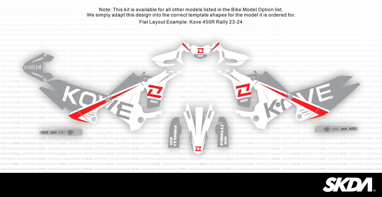 SHATTER Kove Rally Full Graphics Kit - SKDA Graphics — Kove USA