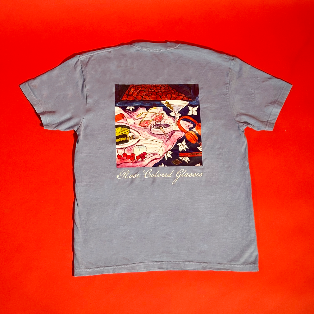 Rose Colored Glasses Tees - Blue