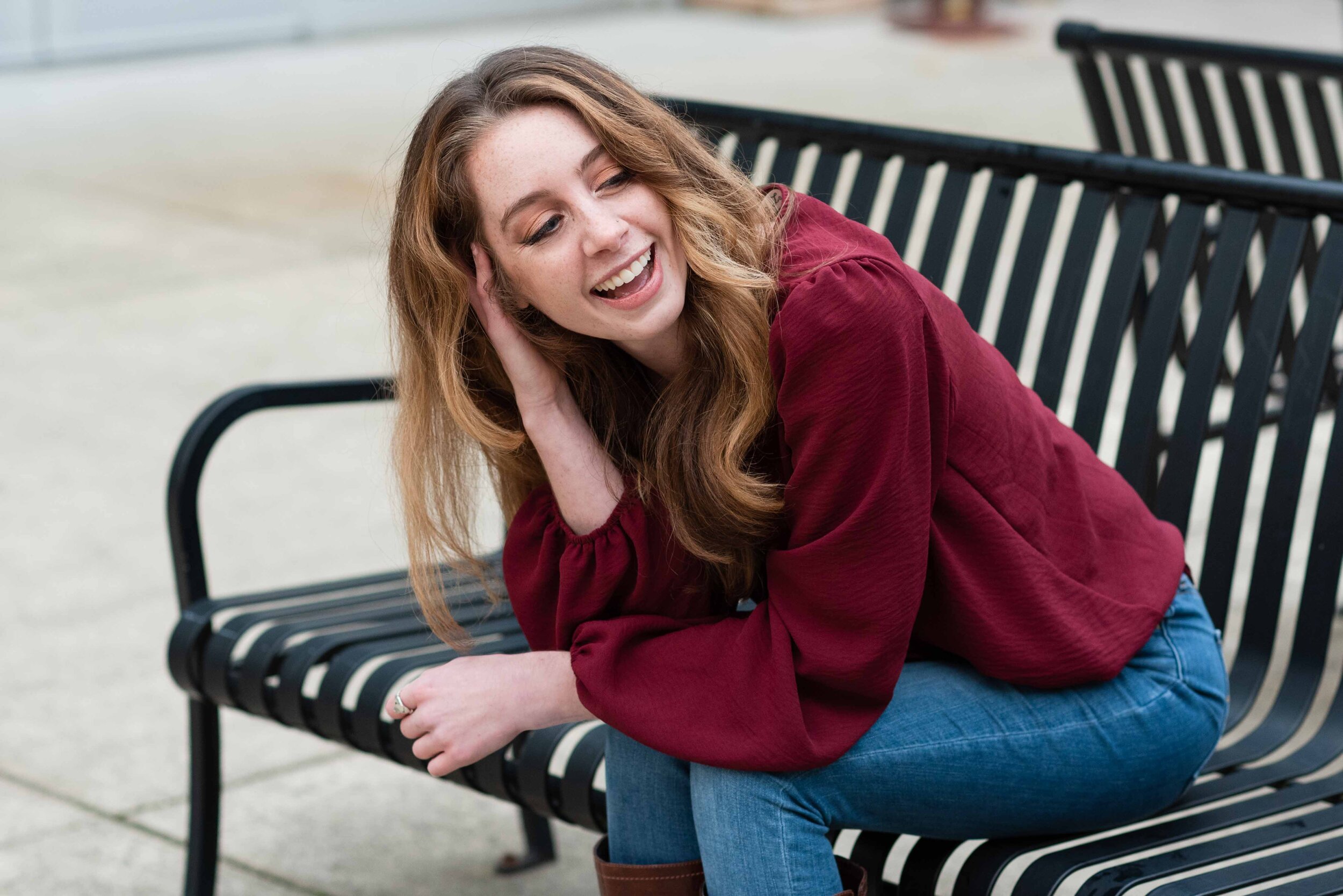Kristen's Uptown Gig Harbor Senior Session