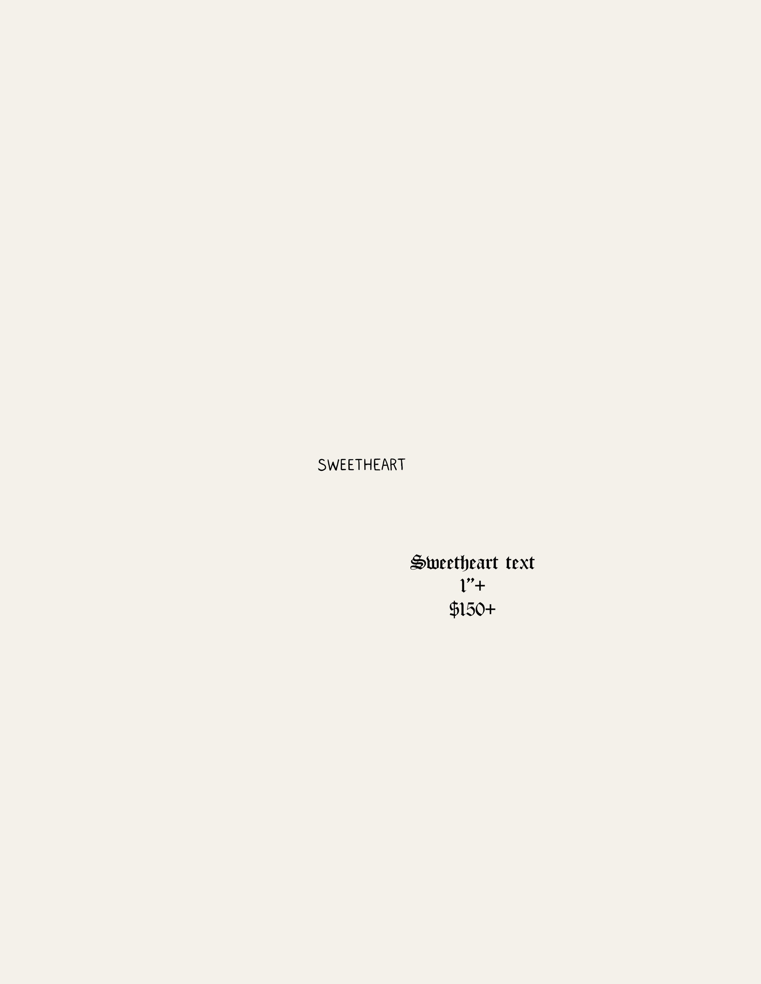 Sweetheart Text | Honey Flash