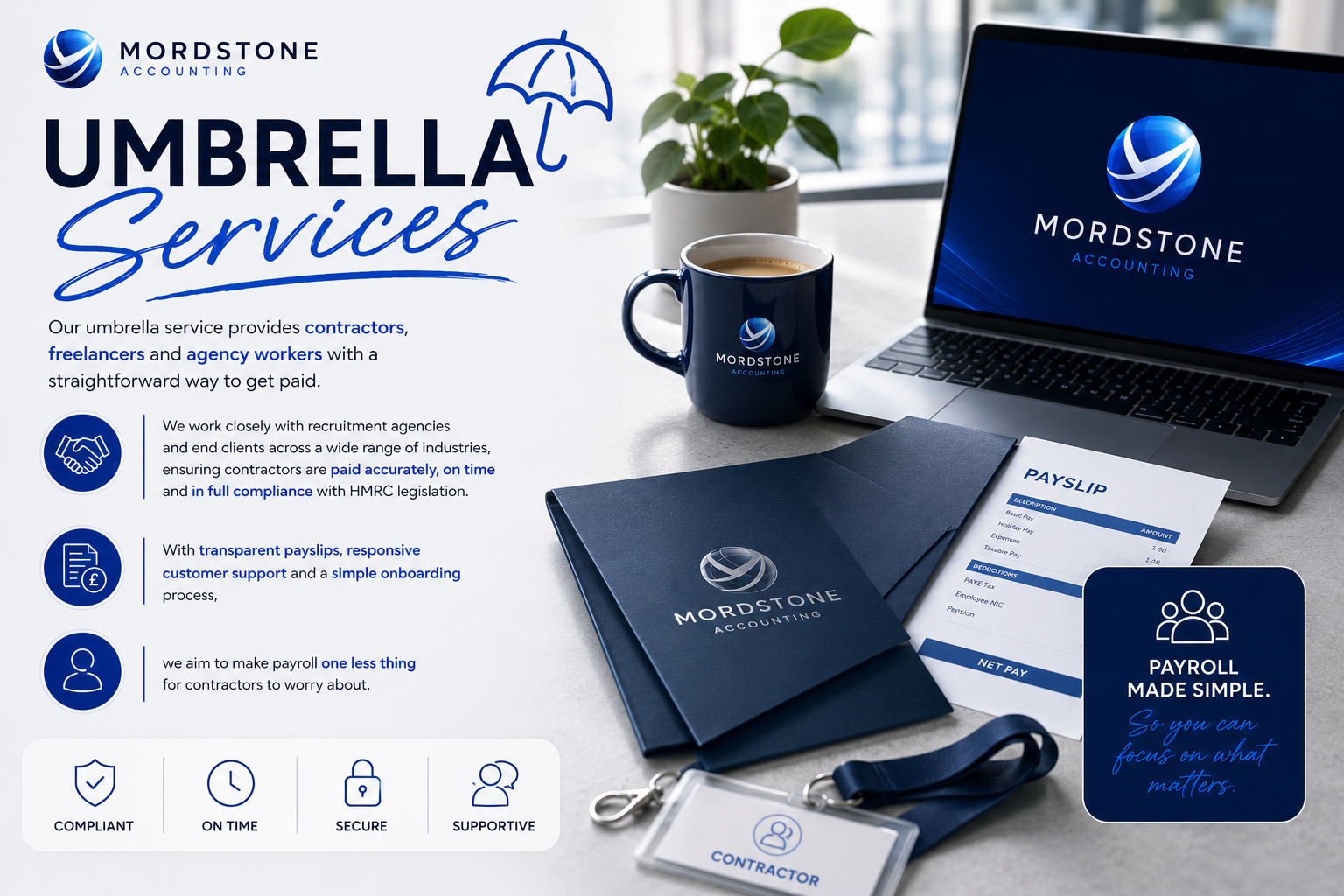 services for contractors, freelancers and agency workers with compliant PAYE payroll, pension administration, holiday pay, HMRC compliance, simple onboarding and reliable contractor payroll solutions throughout the United Kingdom.