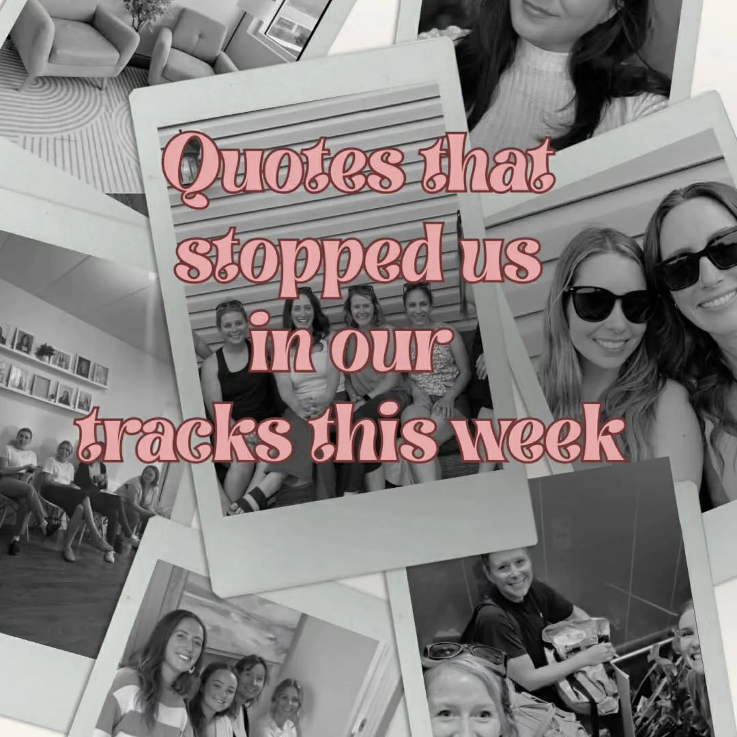 Quotes that made us pause, reflect, and breathe a little deeper this week.💬

Which one landed for you?👇