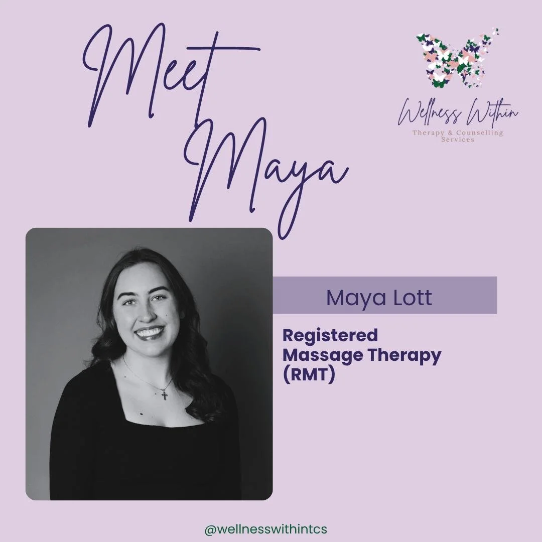 Please welcome our newest team member Maya Lott (Registered Massage Therapist) 🦋

Around here, you can come for the therapy&hellip; and stay for the massage (or vice versa&mdash;we don&rsquo;t judge 😉).

Maya offers a range of treatments to support