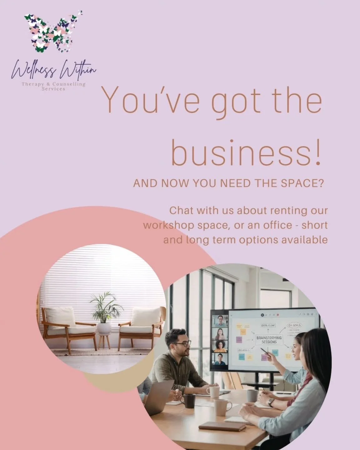 We&rsquo;re growing again 🦋

Our wellness team has some room to expand, and we&rsquo;re so excited to welcome new practitioners into our space. What we&rsquo;ve built here is more than just a workplace&mdash;it&rsquo;s a supportive, collaborative co