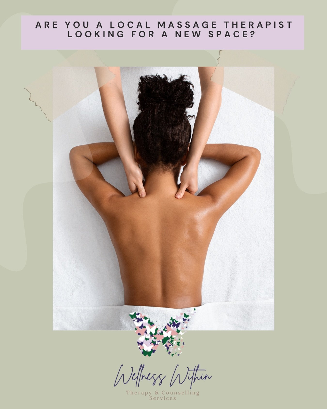 We got a RMT 🙌 

And now we&rsquo;re looking for another. If you&rsquo;re a massage therapist or wellness practitioner who would love to work with us - please reach out &amp; fill out the form on our website 

https://www.wellnesswithintcs.ca/work-w