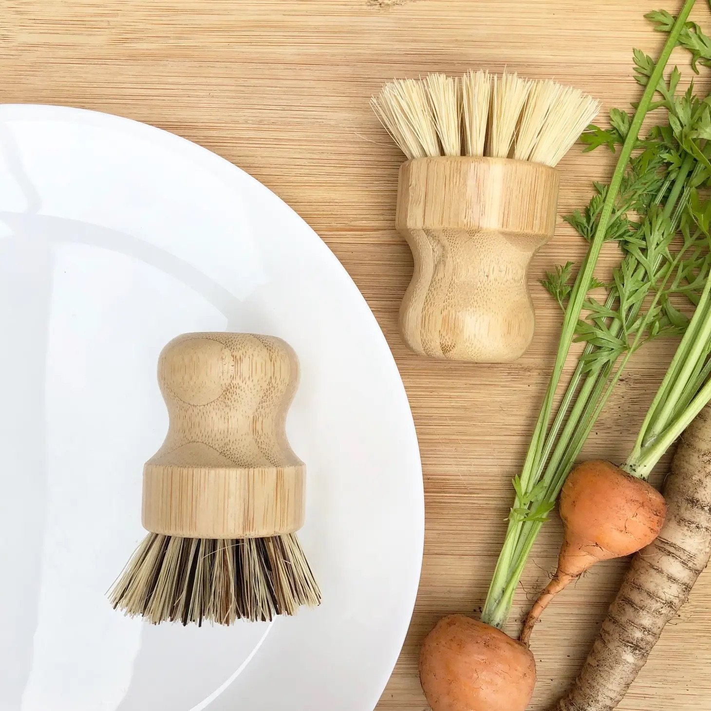 Bamboo Knob Scrubber Mix Coconut