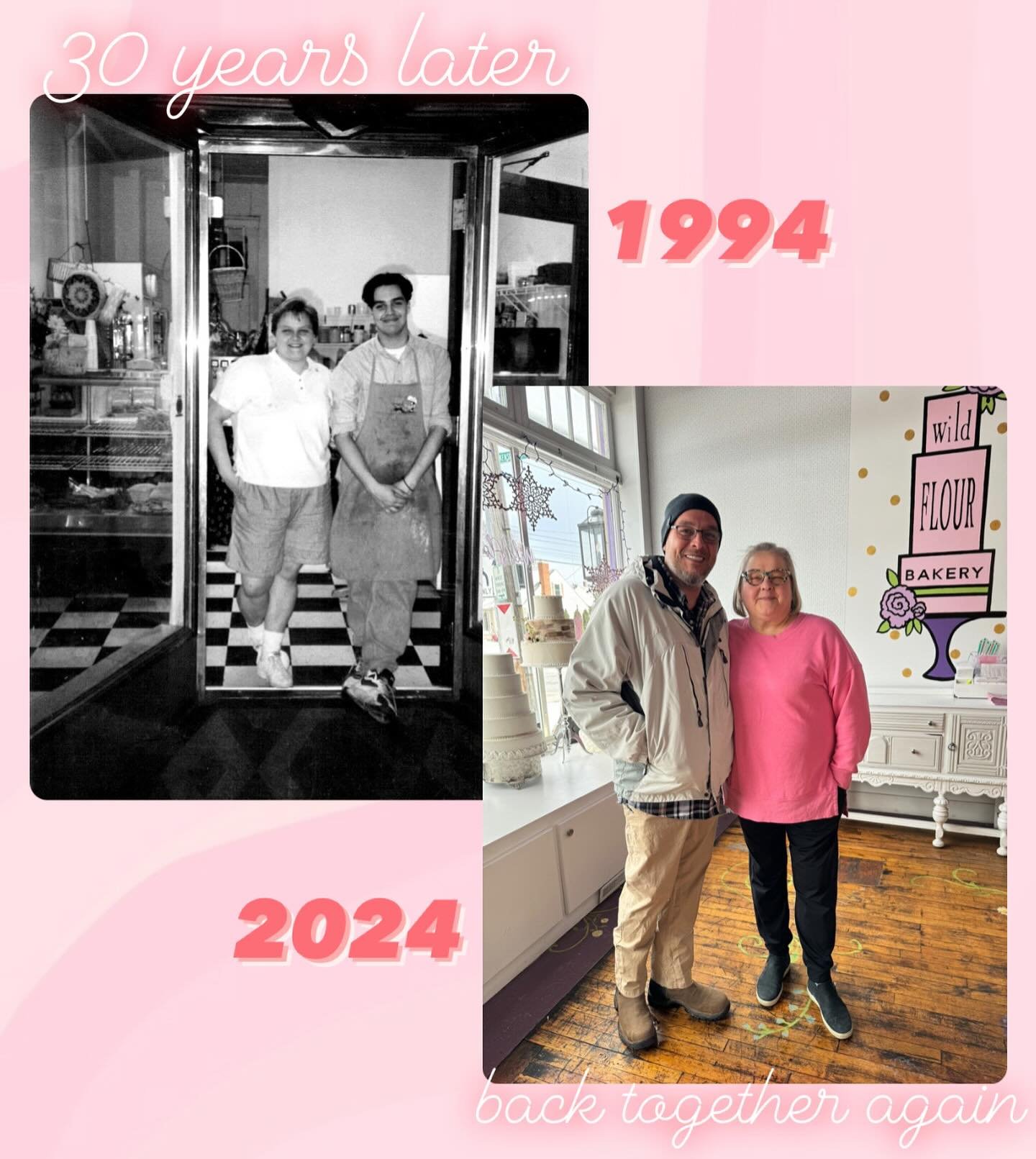 In just one week we will celebrate the day we opened our doors 30 years ago😍

In honor of this momentous day, we recreated our iconic 1994 photo of Sue and THE original flourette, Raymond💗🧑&zwj;🍳

Even after all this time, there is so much love a