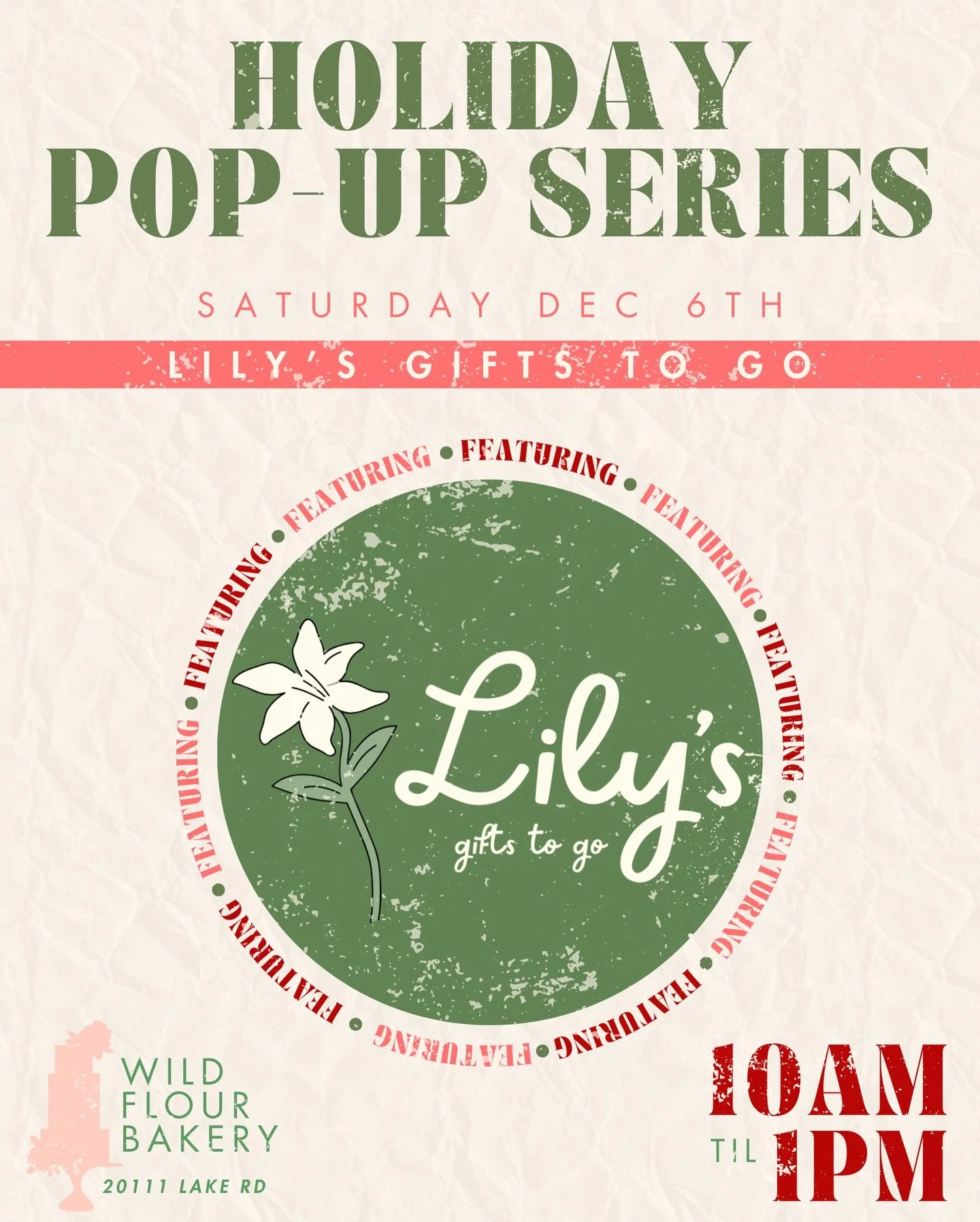 If you missed the queen of gift-giving&mdash;don&rsquo;t fret‼️ You&rsquo;ll have another chance to shop Lily&rsquo;s Gifts to Go at our final pop up of the season🎁✨

Join us December 6th from 10am-1pm and pick up a perfectly packaged present for yo
