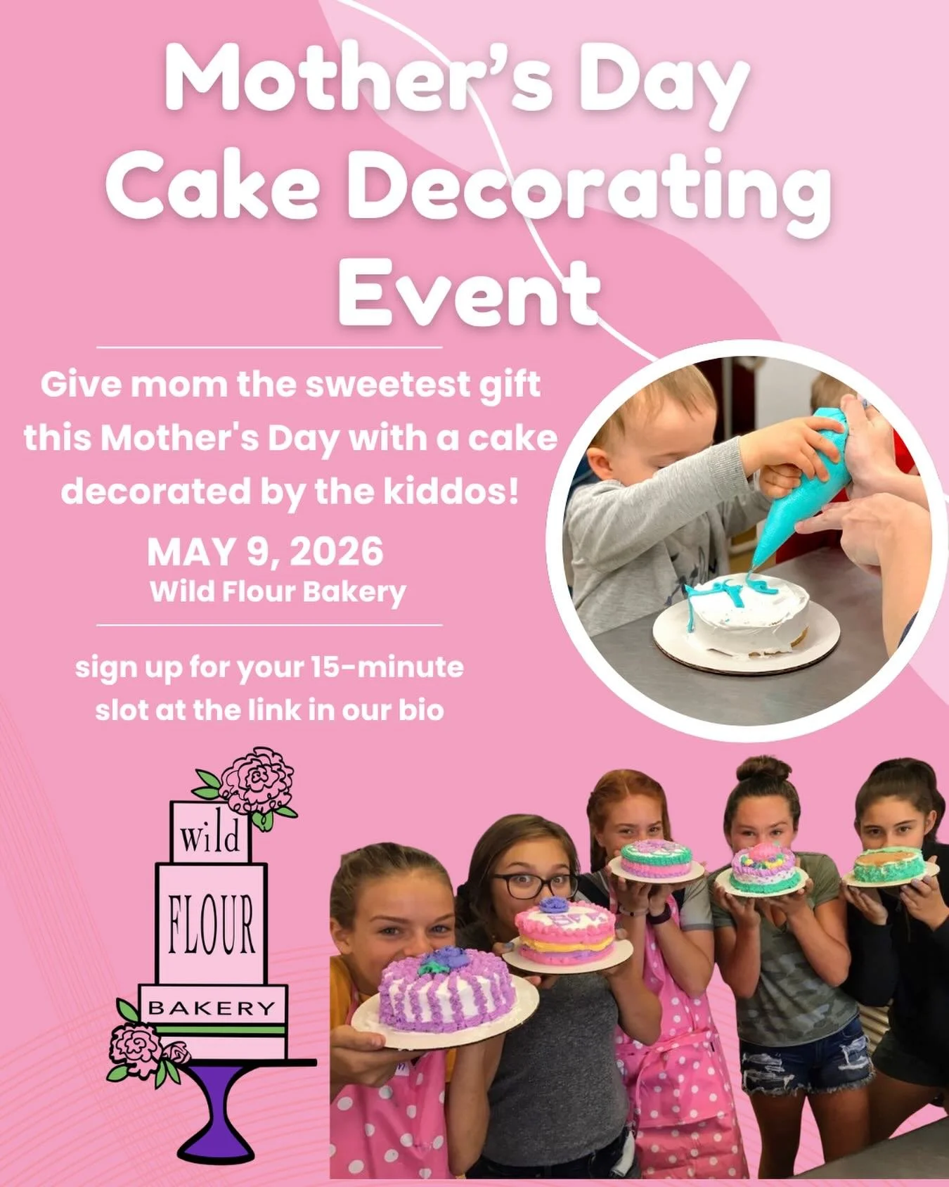 It&rsquo;s time again for one of our sweetest events of the year&mdash;Mother&rsquo;s Day Cake Decorating🥹🍰💐

Let your children express their creativity and make a sweet gift for mom with their own two hands🫶 They&rsquo;ll feel extra special and 