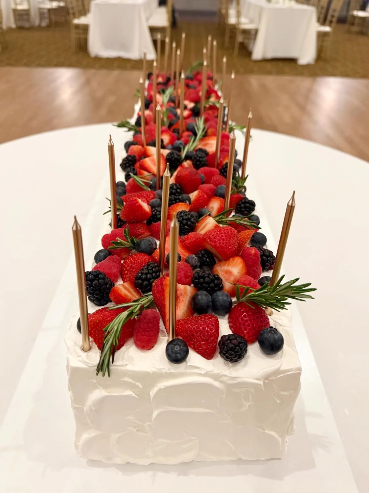 Happy Wedding Cake Monday!! 💕

What do you all think of the new slab cake trend for wedding cakes?! We love this!! Especially with all the gorgeous fresh fruit on top. 🍓