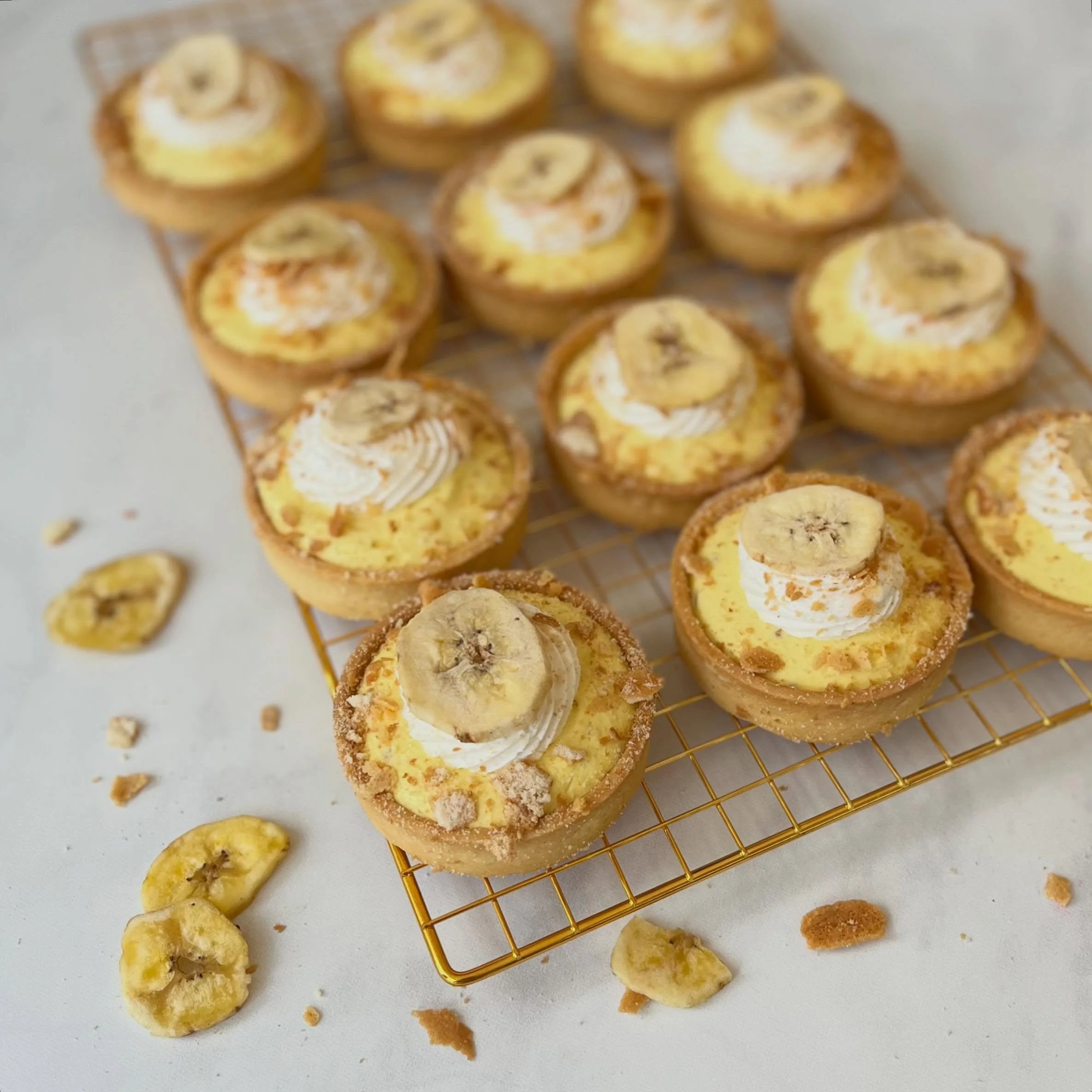 Banana Cream Tarts 🍌 are now available! Stop in and grab one (or two). I&rsquo;ve heard they make a great Father&rsquo;s Day treat 😋