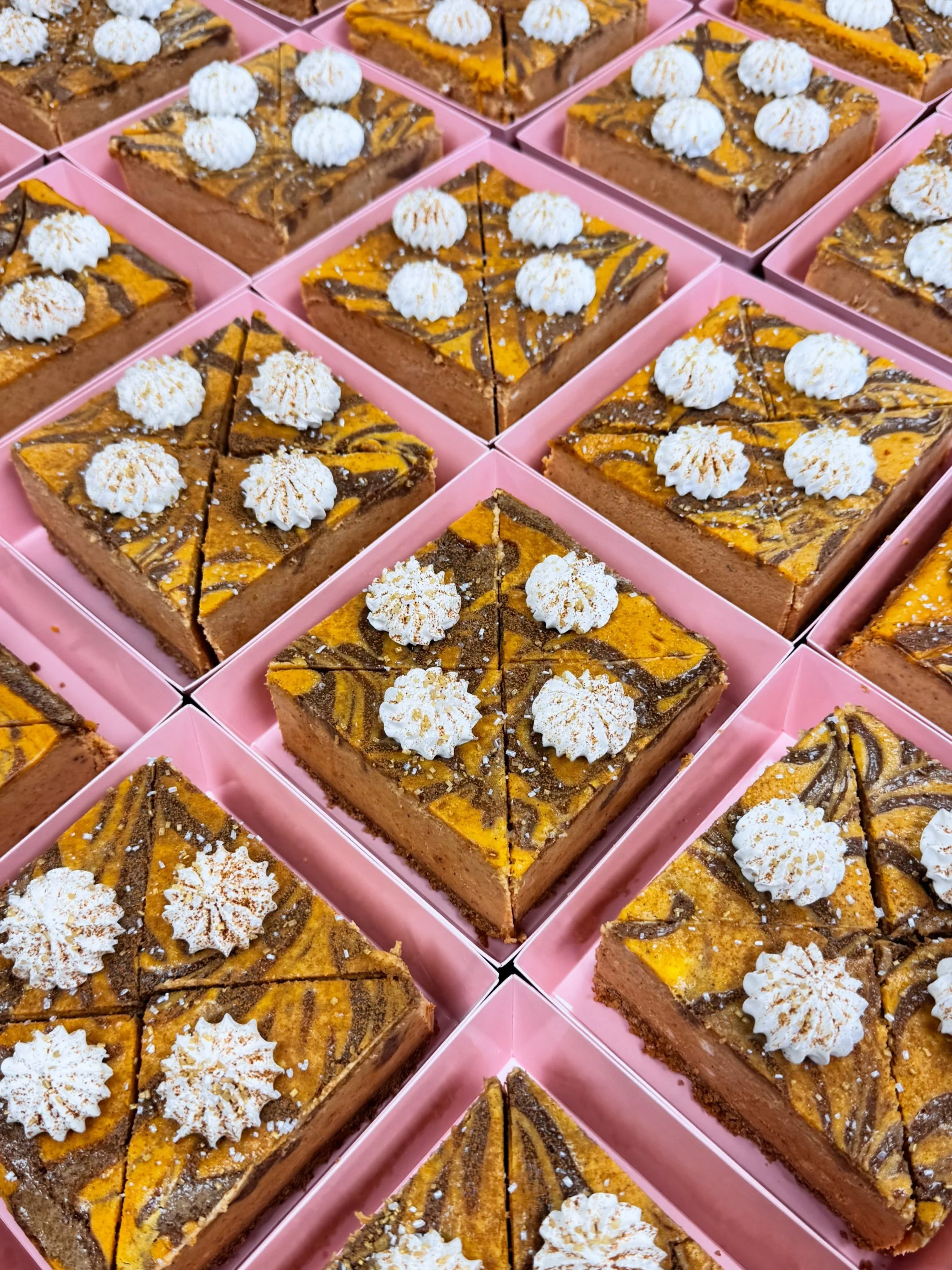 Pumpkin Cinnamon Swirl Cheesecake 🎃💫🤤 

#fallflavors #pumpkincheesecake #pumpkinseason #cleeats