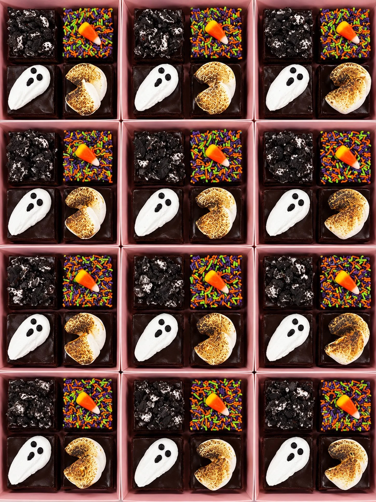 Our brownie-4 packs have been given a Halloween makeover! 👻

They&rsquo;re available in our case now!