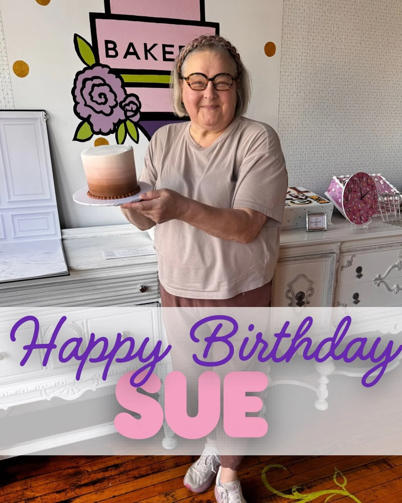 Please help us wish our fearless leader a warm HAPPY BIRTHDAY!! 🥳🎊💕

After one of our toughest weekends to date, with our delivery van being stolen, Sue has led us gracefully with determination to get us through this. We love you, Sue!

**note how