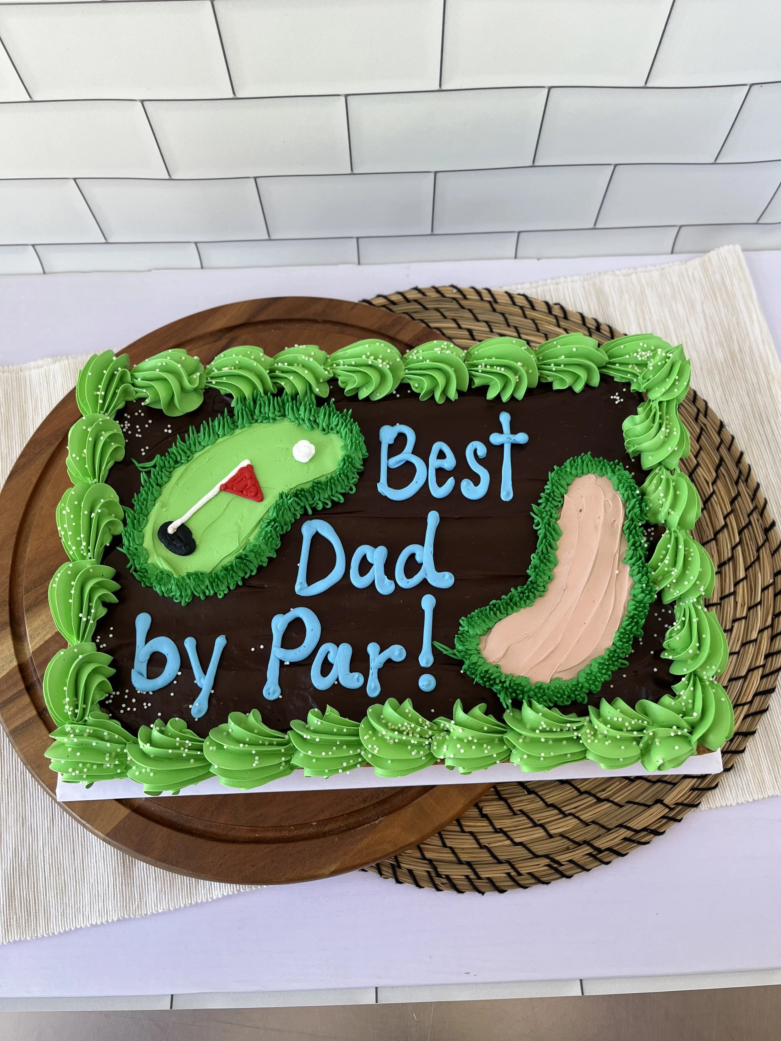 Cookie Cake - Best Dad By Par!