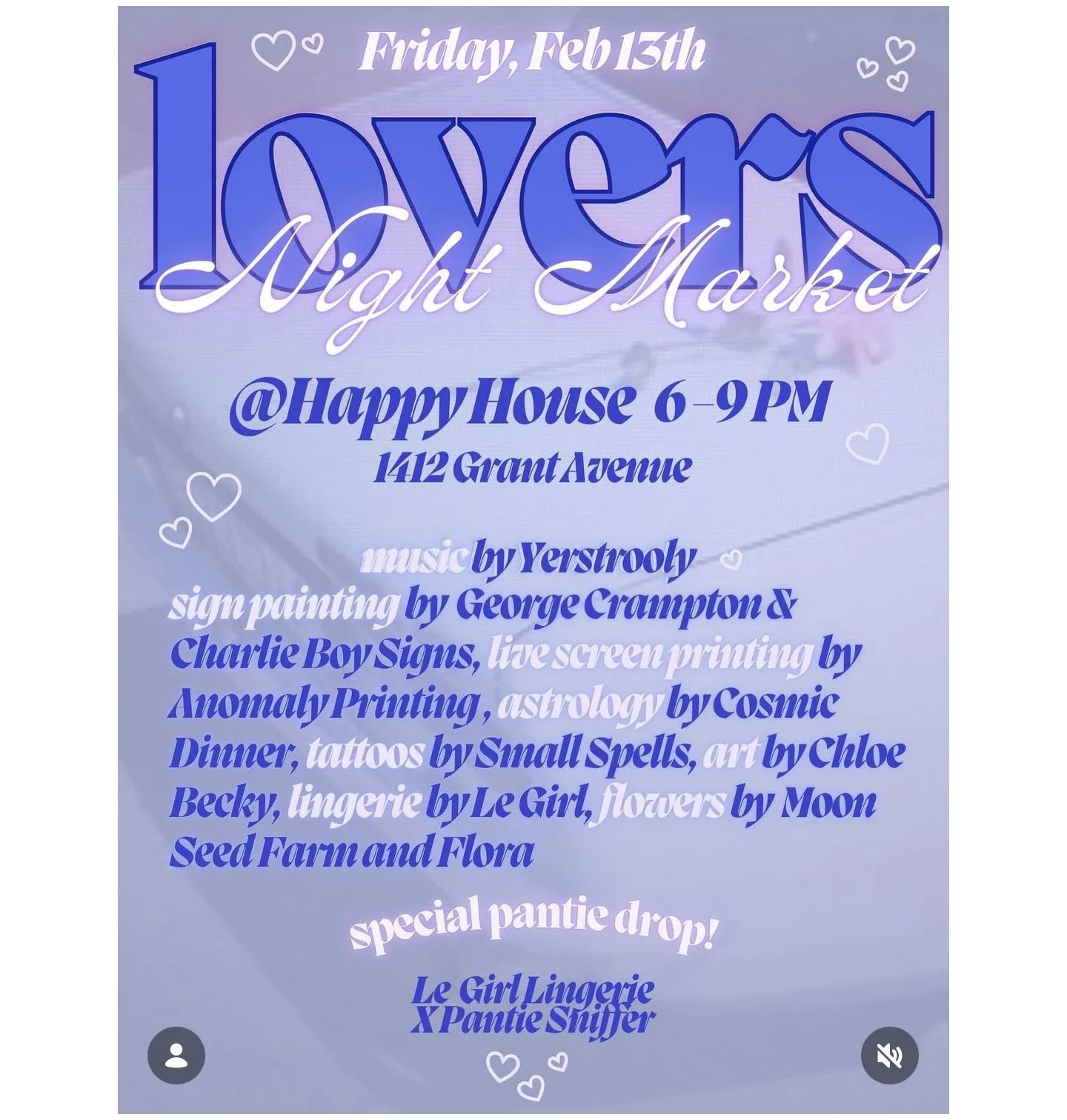 flash tattoos at happy house in sf at the Lovers night market on feb 13th