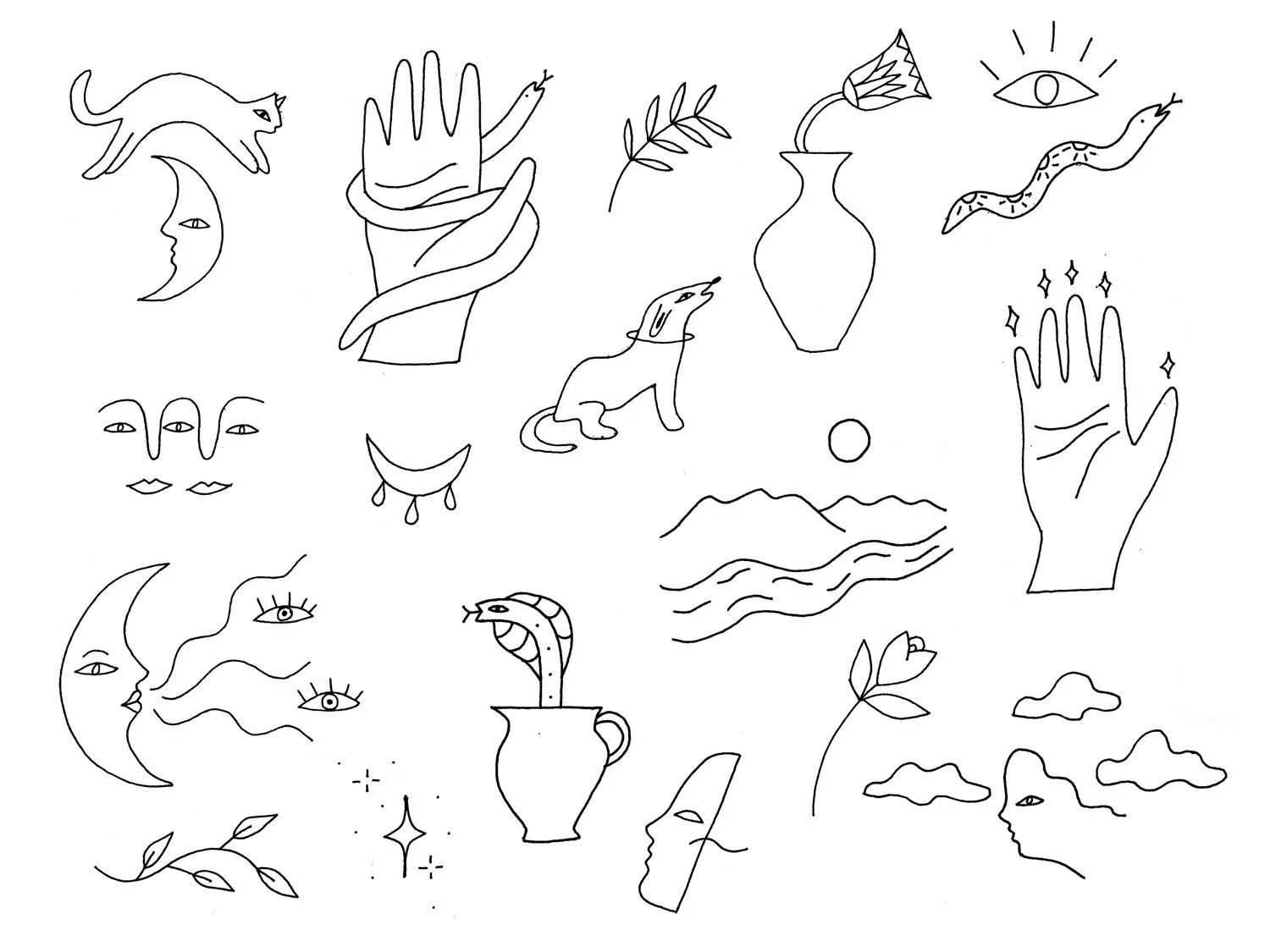 Flash Tattoo Designs Hand Poke LA 3.jpg