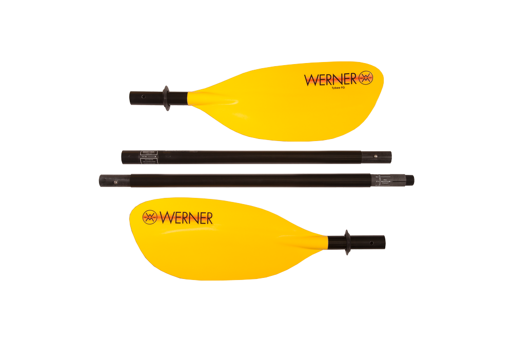 Werner Tybee 2 Piece Straight Shaft Paddle — Detroit River Sports
