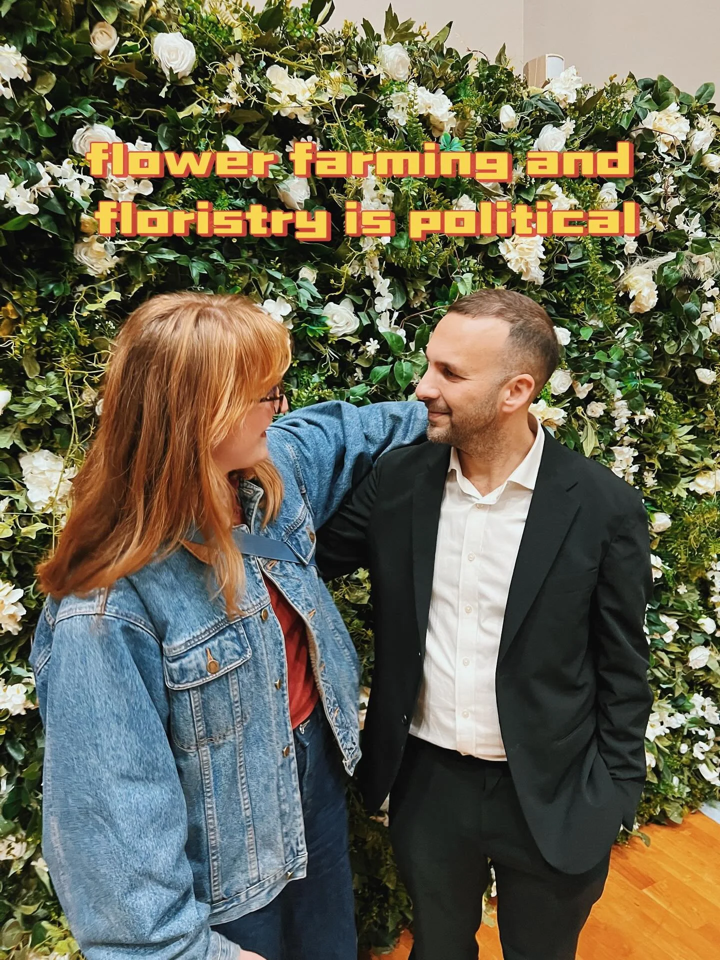 Look the thing is that life is political, my business of growing flowers is political, sewing is political, eating is political, being queer is political. You might not be comfortable knowing that everything we do is political but it doesn’t ch