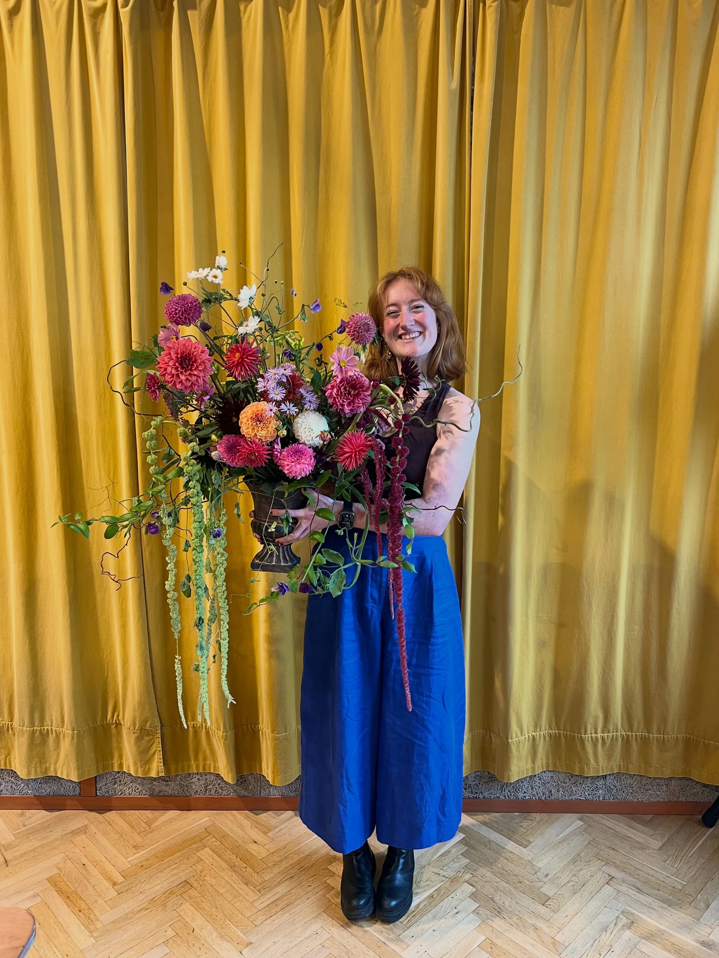 What a week of cutting, arranging and skedaddling around Glasgow with my little rented van and a boot FULL of flowers grown right here in the north-east. 

It was the end of my fresh flower wedding season with this weekend&rsquo;s wedding in Glasgow,