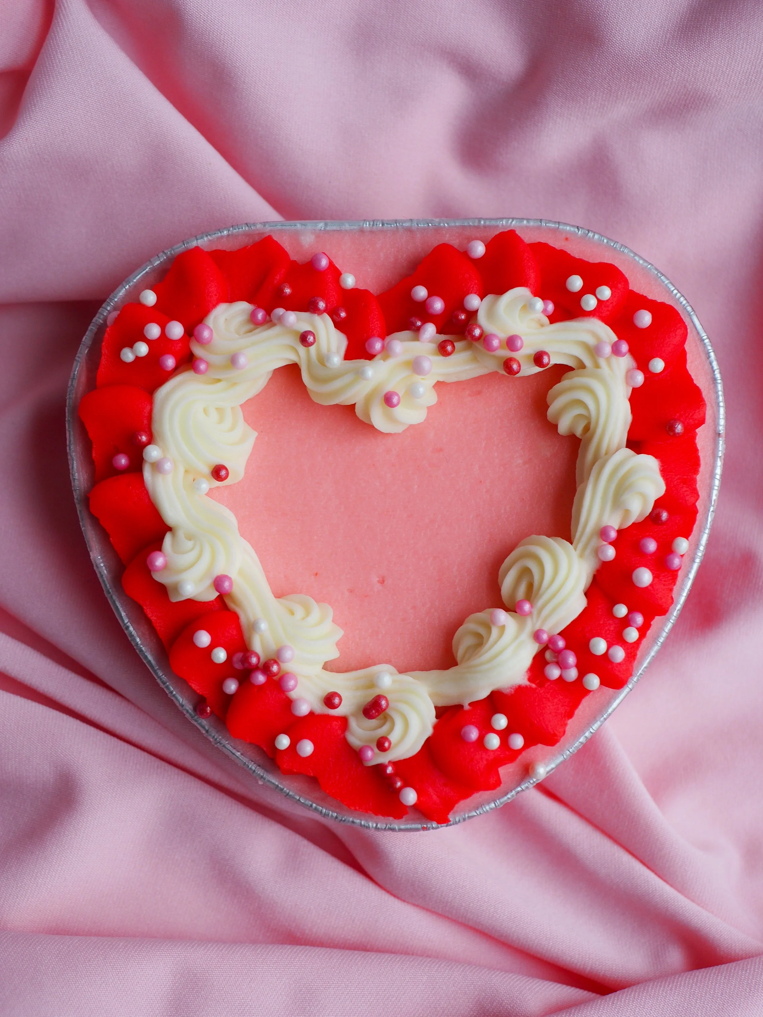 Mini Heart Cake