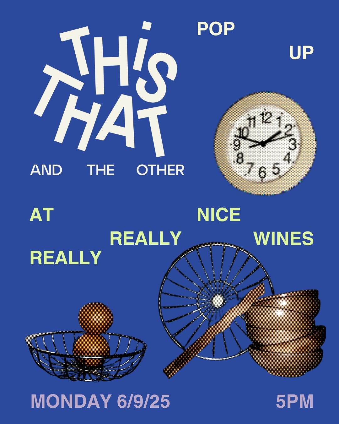 ☀️🕶️☀️🕶️ next Monday 6/9 @this_that_andtheother pops up with their collection of curated vintage housewares + playful hand-made pillows! founded by local artisan Siri Anderson, the brand is all about F U N + how every day objects can spark imaginat