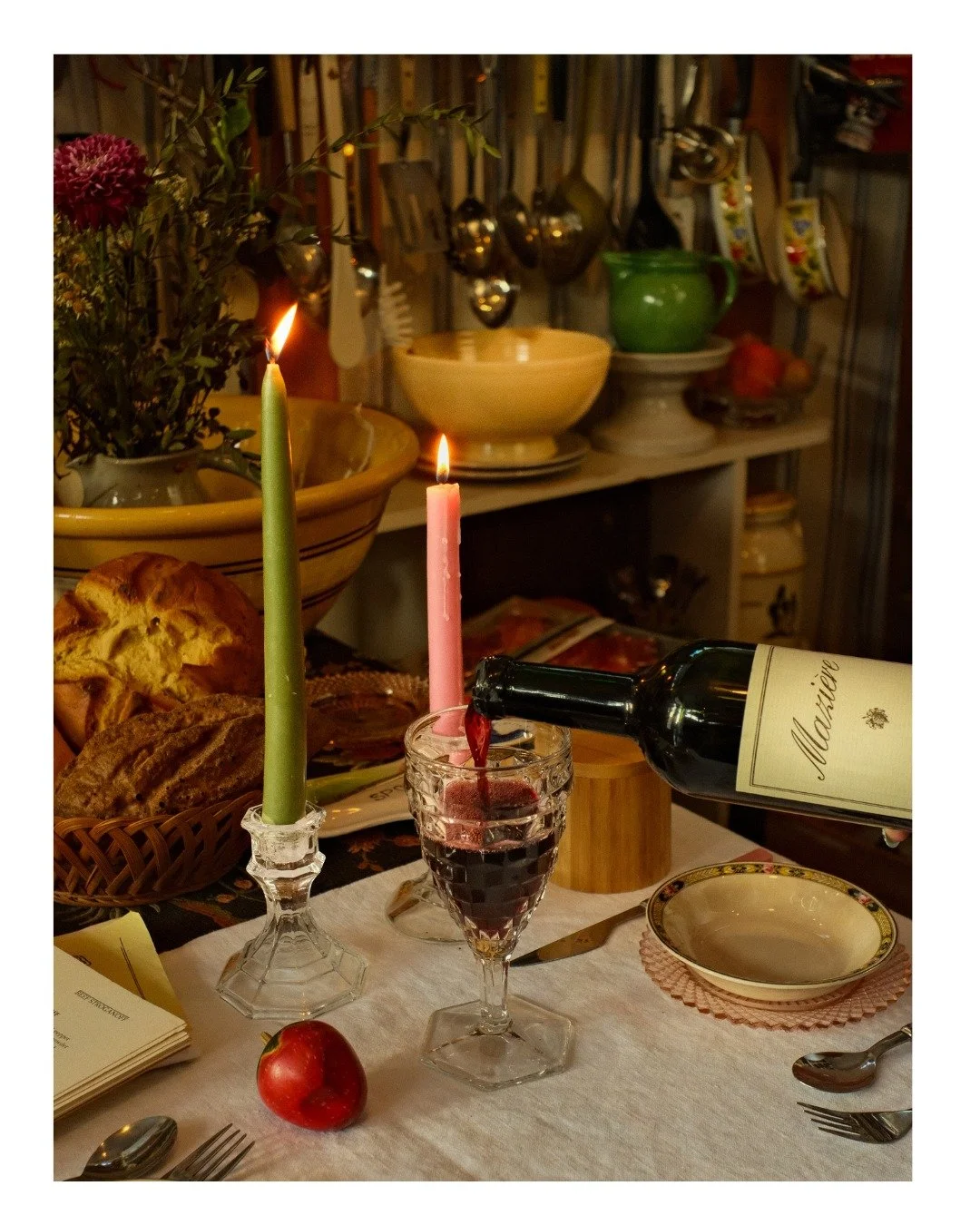 the marathon of 'Ving prep is upon us 🦃 luckily we've got it covered in a big way. we 🫶 these wines so much we brought them over to @seasonednola for glamour shots - showing them off as they *should* be shown - amidst deeply-loved cookery, heirloom