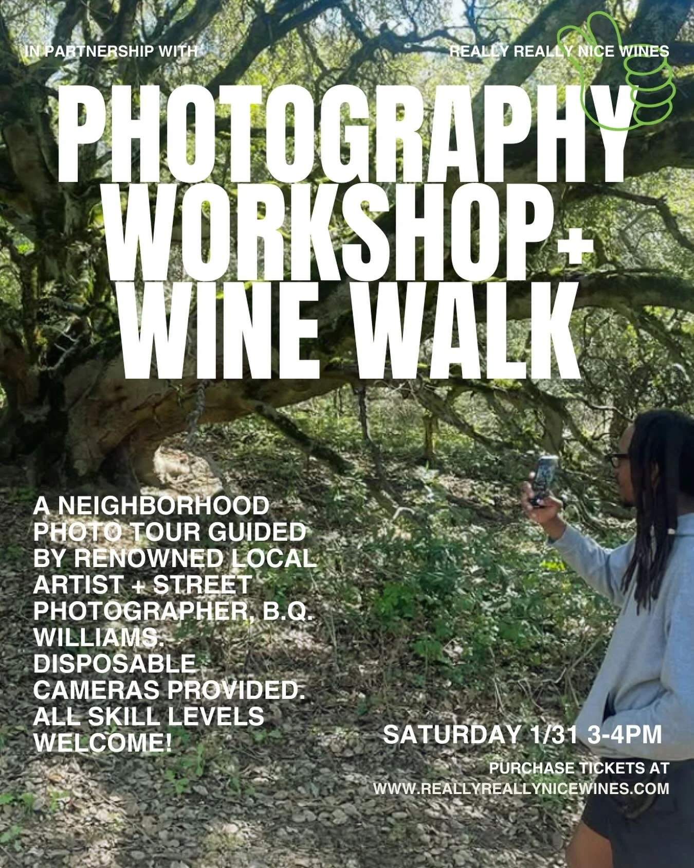 📢 P H O T O  B U F F S 📢 @b.q.williamsphoto is offering another guided tour of Uptown S A T U R D A Y 1/31 from 3-4PM! you + your guest meet @ RRNW, grab a bottle of wine + 2 go-cups, + hang w B.Q. as he takes the Krewe around the bead-adorned Gras