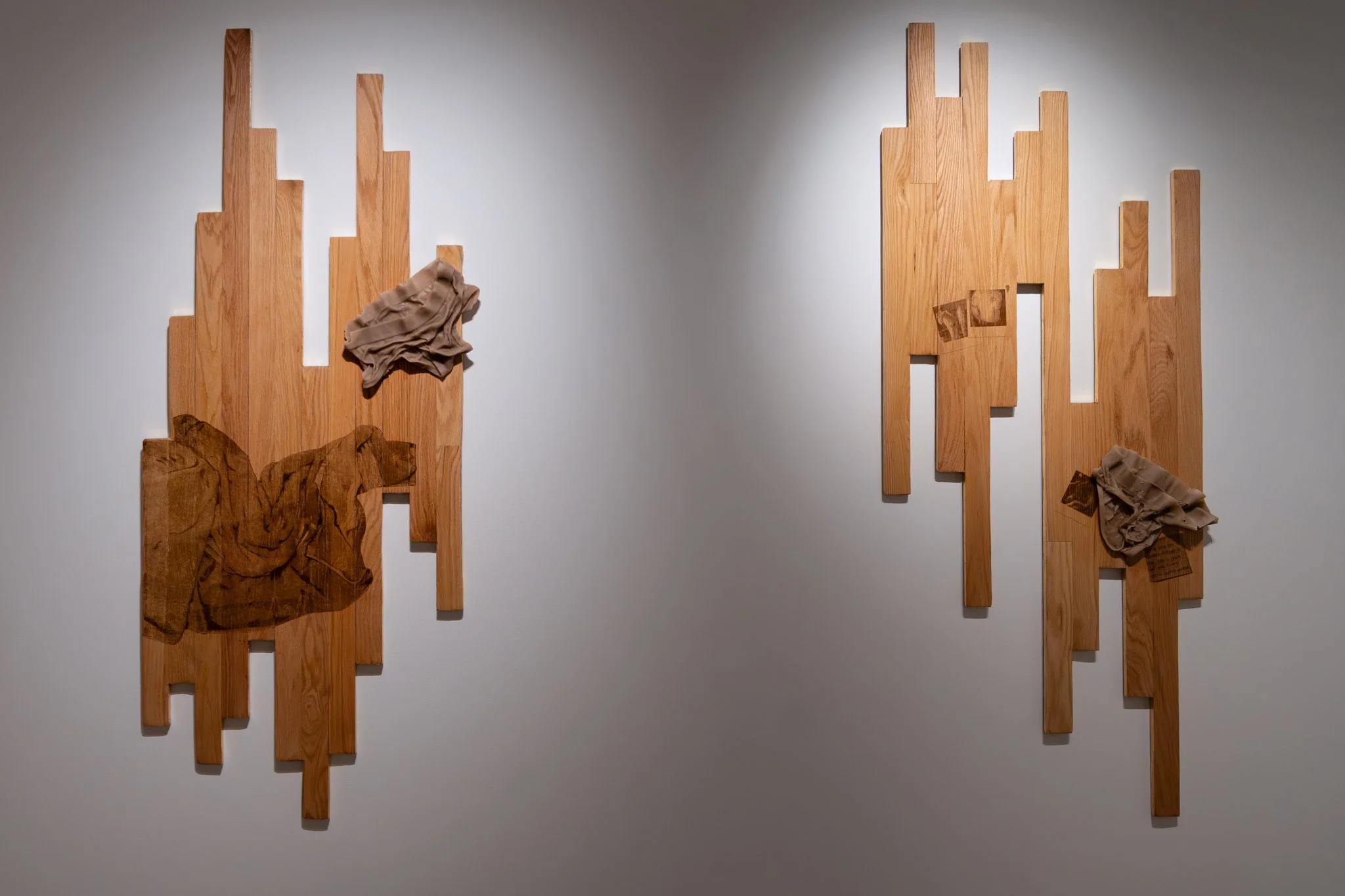 (L-R) 𝘢𝘯𝘥𝘺 – 𝘮𝘢𝘺 24, 2025 and 𝘳𝘶𝘥𝘺 – 𝘫𝘶𝘭𝘺 12, 2025. installation view.