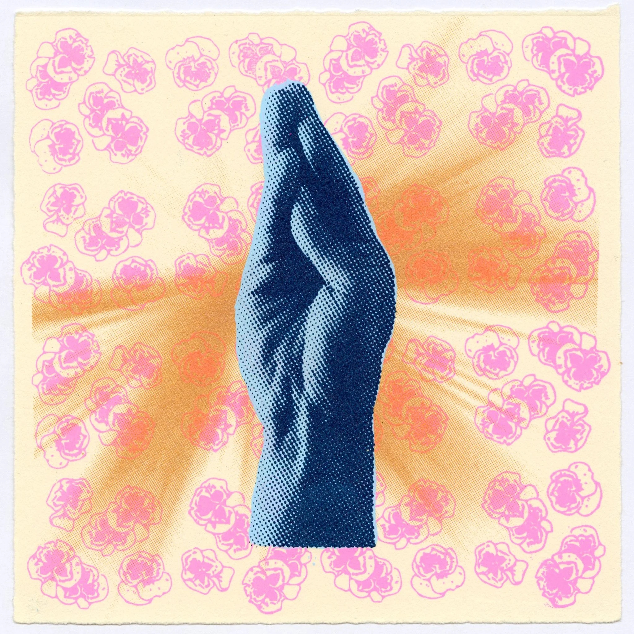 𝘩𝘰𝘭𝘺 𝘴𝘱𝘪𝘳𝘪𝘵 𝘯𝘰.3. 2024. screen print on rives paper. edition of 5. 