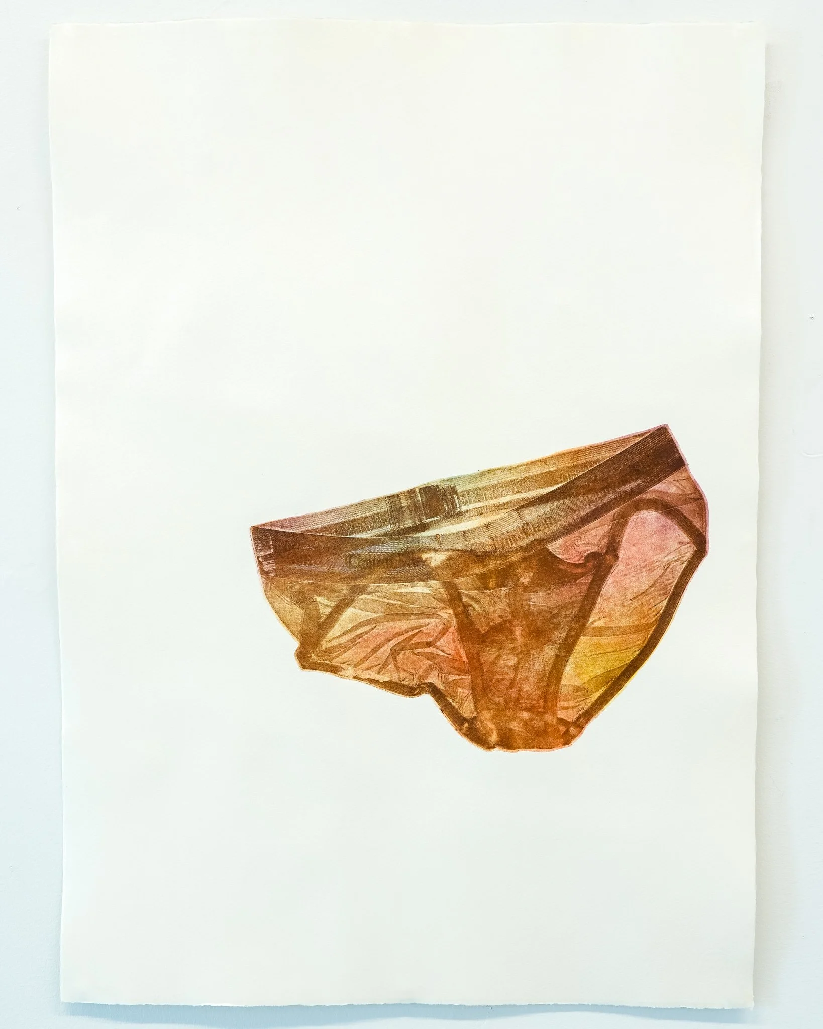 𝘴𝘦𝘭𝘧 𝘱𝘰𝘳𝘵𝘳𝘢𝘪𝘵 (𝘐) - from the series 𝘴𝘦𝘭𝘧 𝘱𝘰𝘳𝘵𝘳𝘢𝘪𝘵 𝘸𝘪𝘵𝘩 𝘭𝘶𝘤𝘢𝘴. 2026. soft ground etching on hahnemuhle copperplate; spit bite aquatint, a la poupee on mulberry paper chine-colle. 22" x 30".