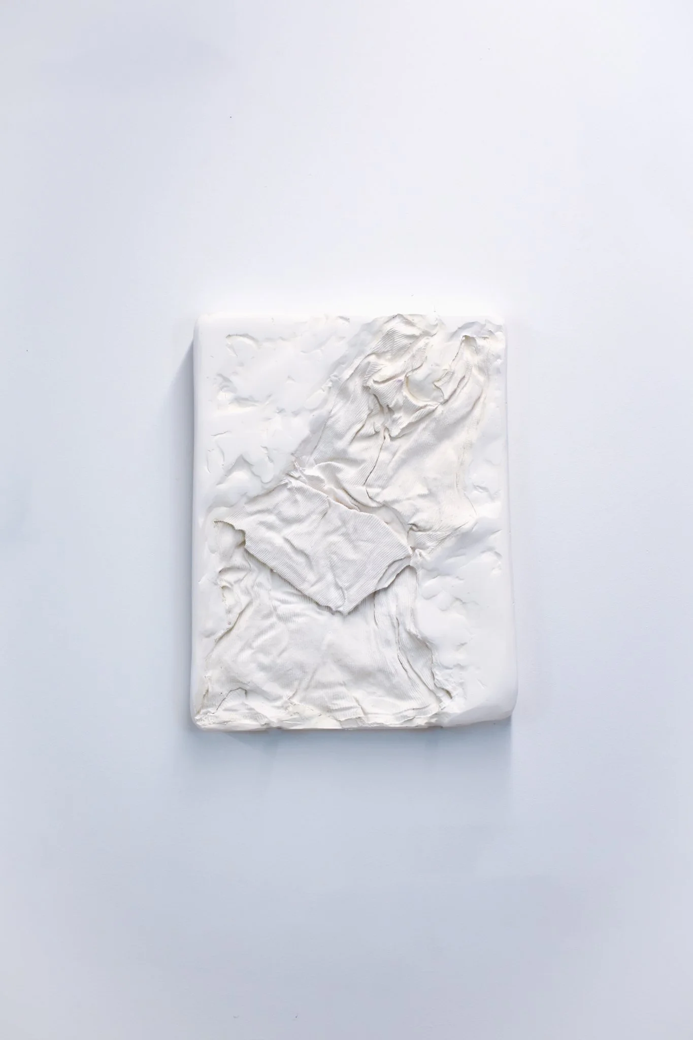 excavation i (2025). cast plaster.