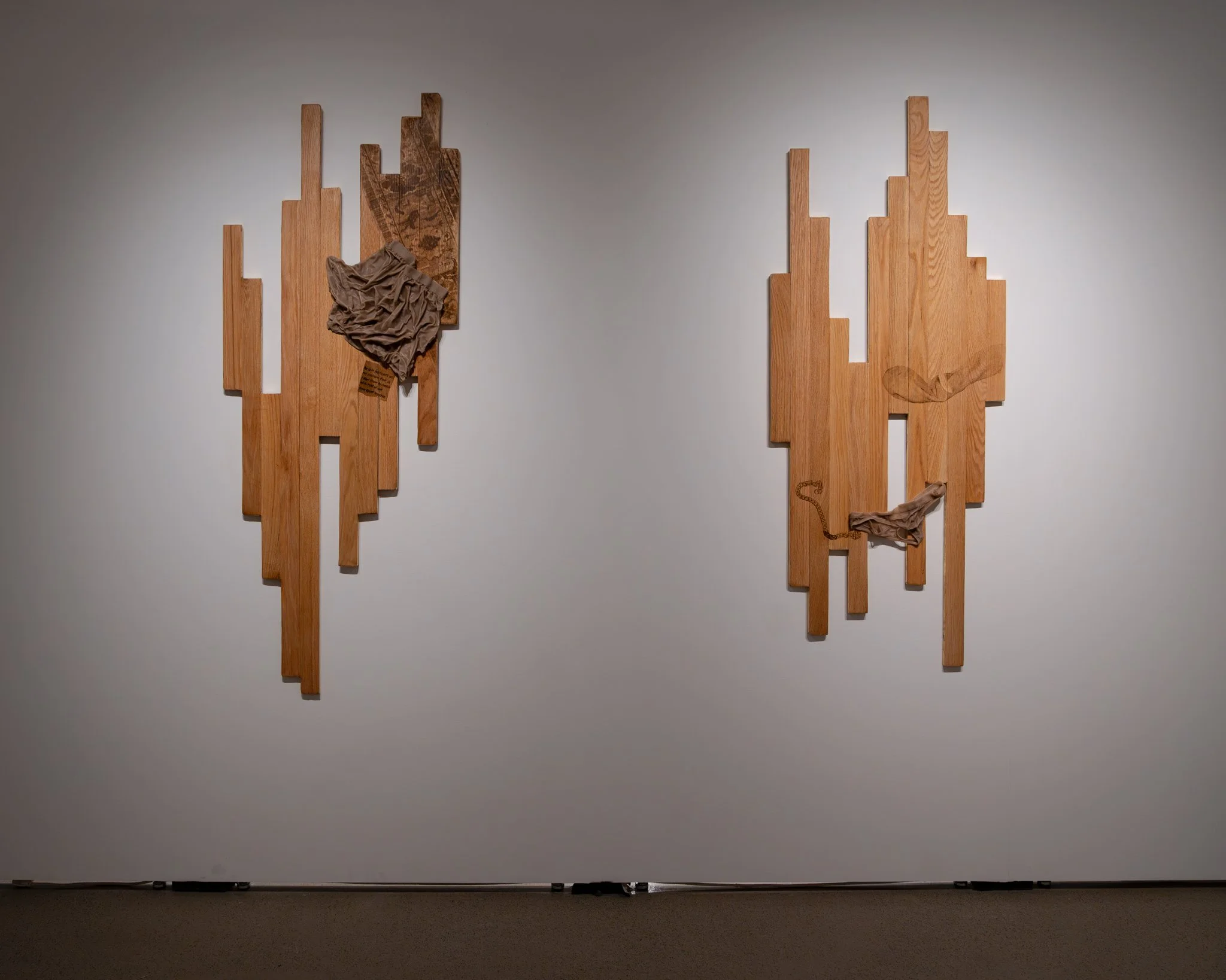 (L-R) 𝘤𝘰𝘭𝘦 – 𝘮𝘢𝘳𝘤𝘩 21, 2025 and 𝘴𝘢𝘮𝘮𝘺 – 𝘢𝘶𝘨𝘶𝘴𝘵 6, 2025. installation view. 