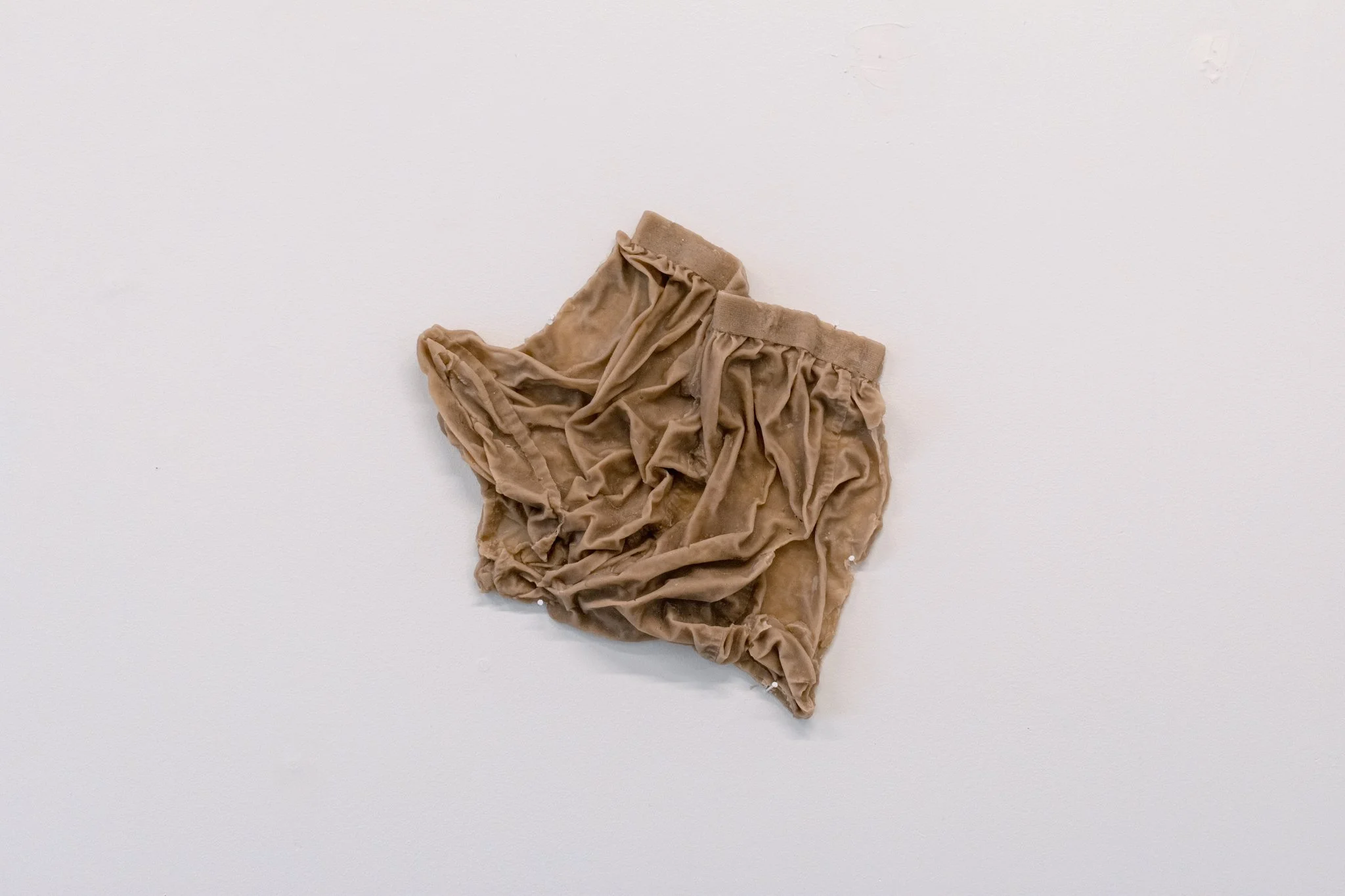 cole -- march 13, 2025 (2025). cast wax. 12"L  x 15”W x 2”H.