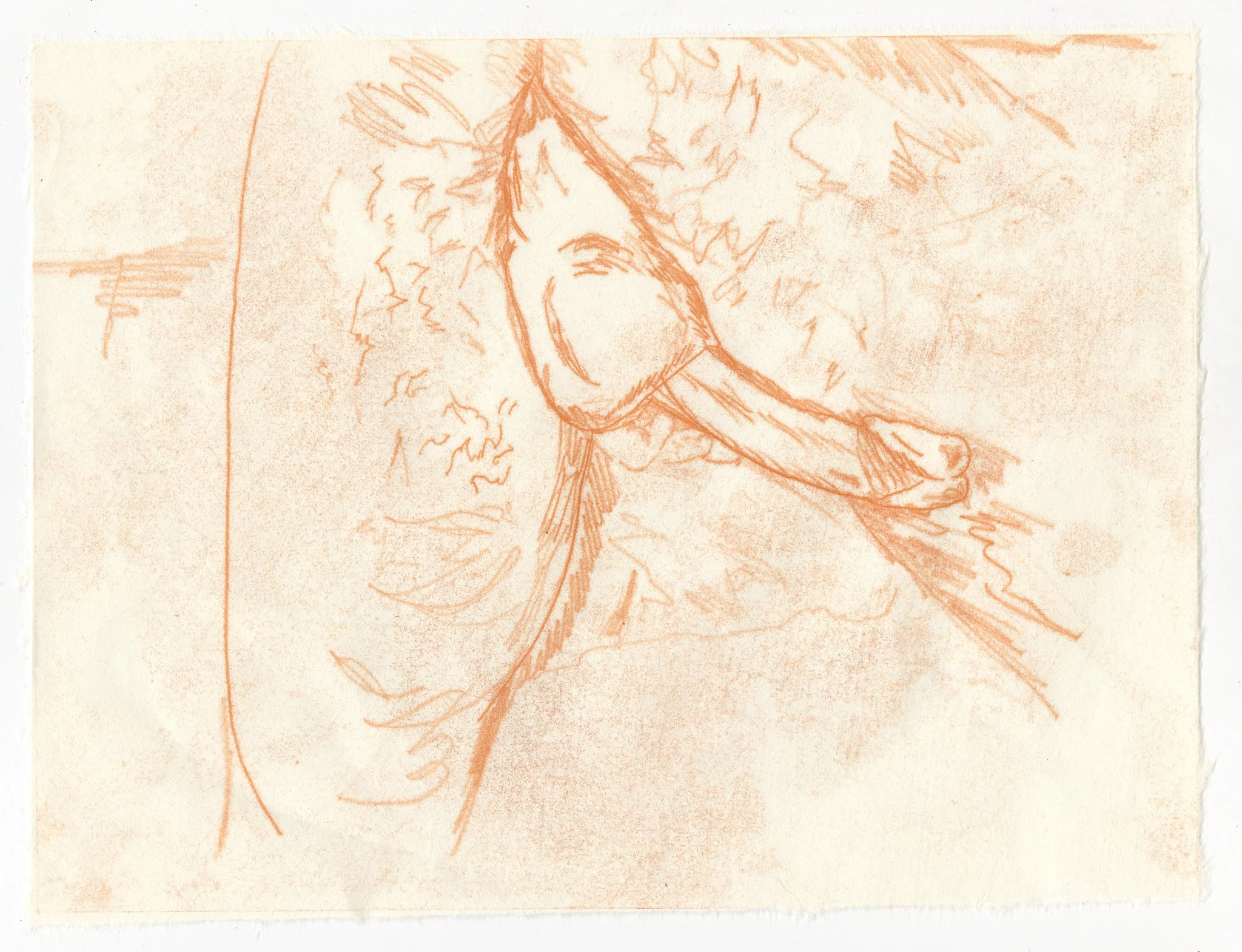 with him IV (2025).
oil based trace monotype on mulberry paper
9" x 12"