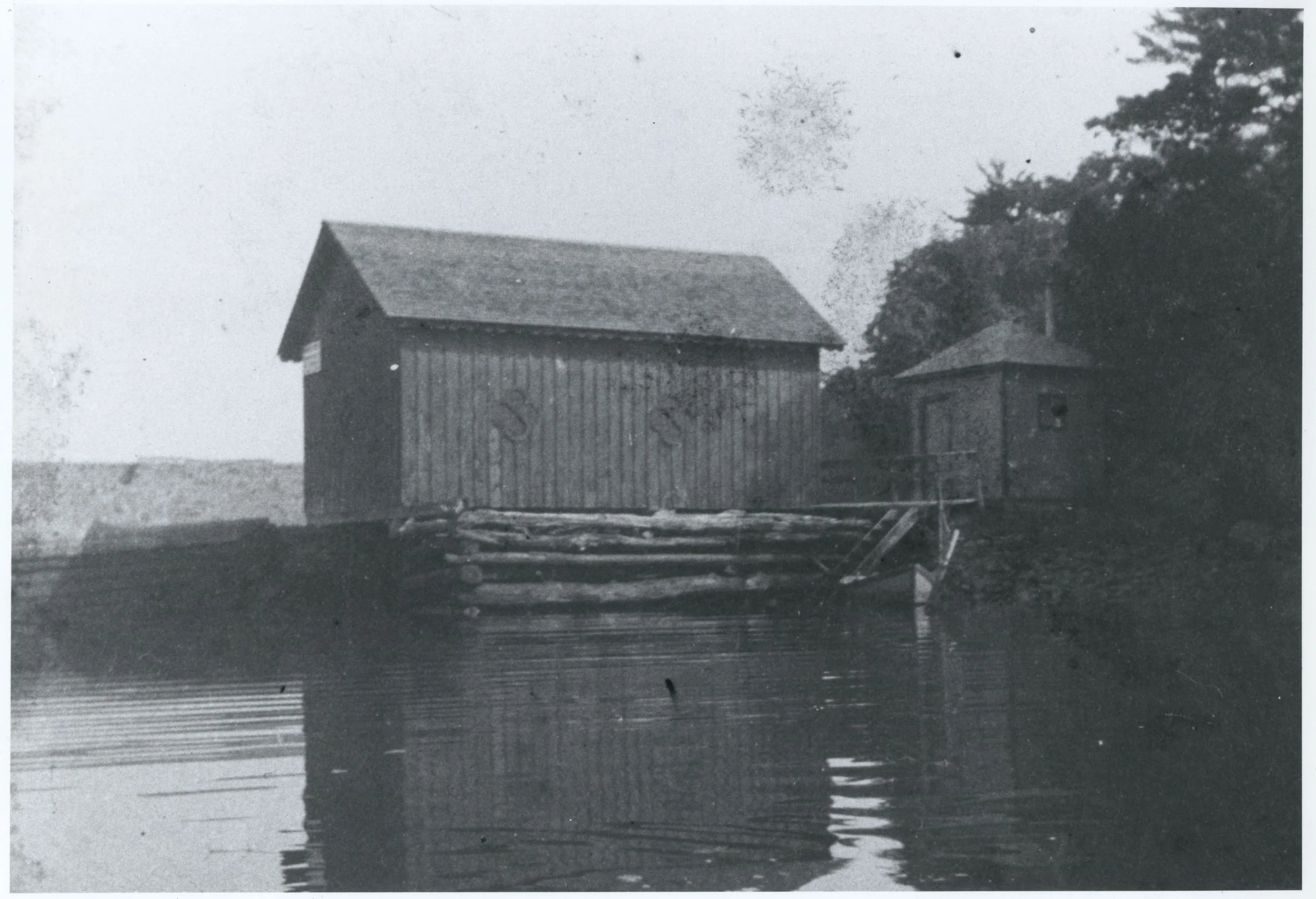Boathouse, demolished
