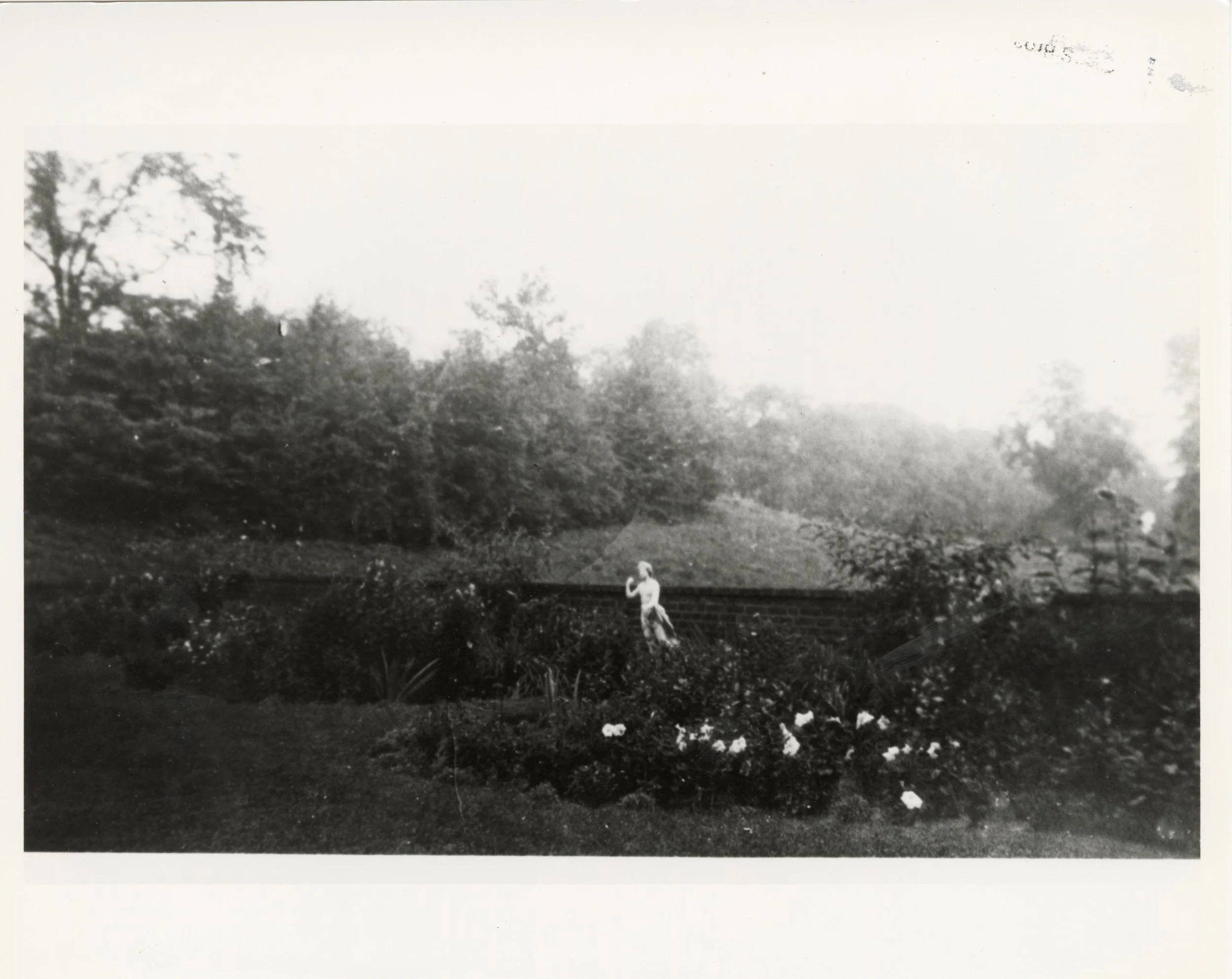 Garden south of Hoyt residence