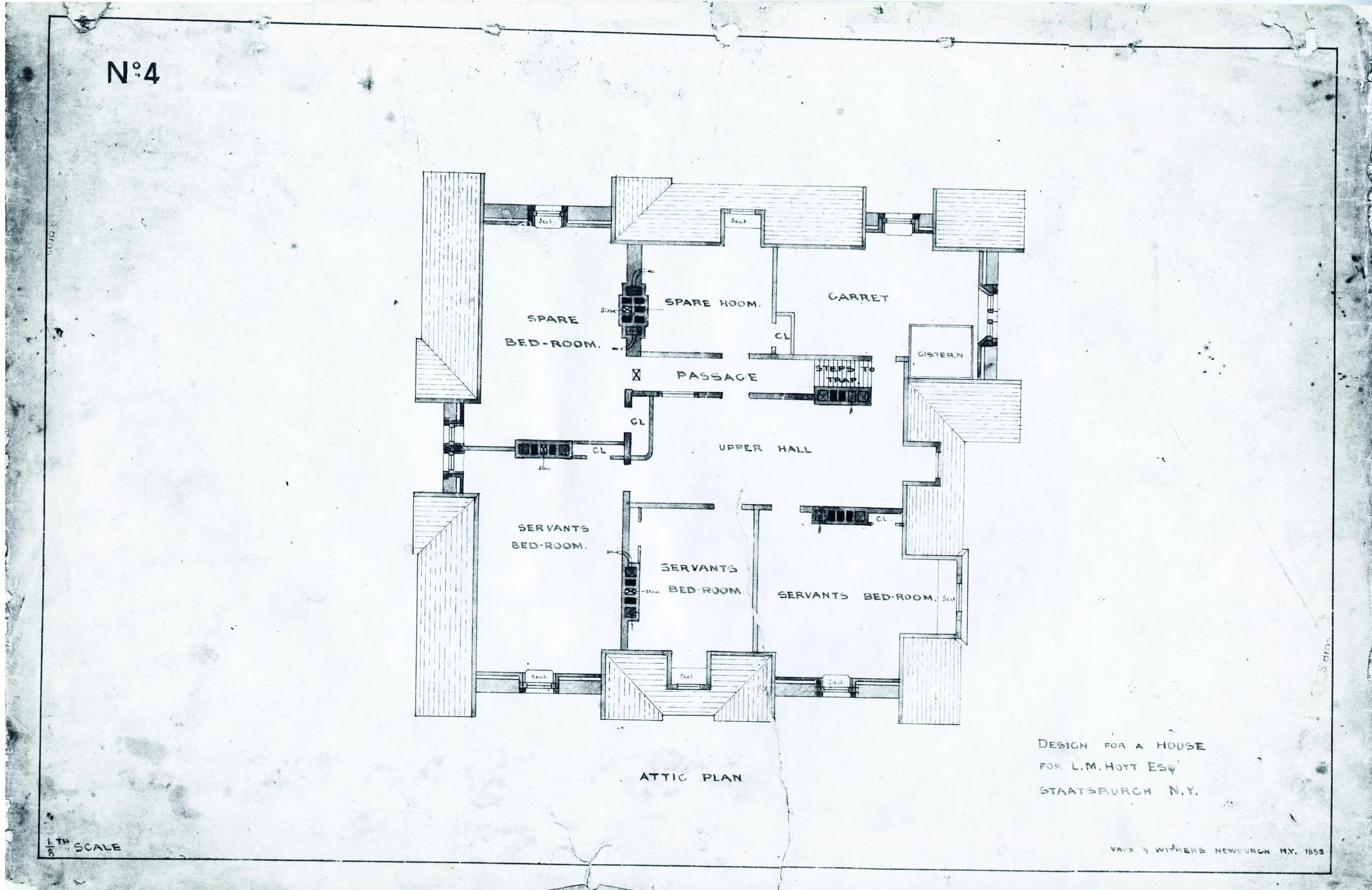 Vaux/Withers Attic Plan