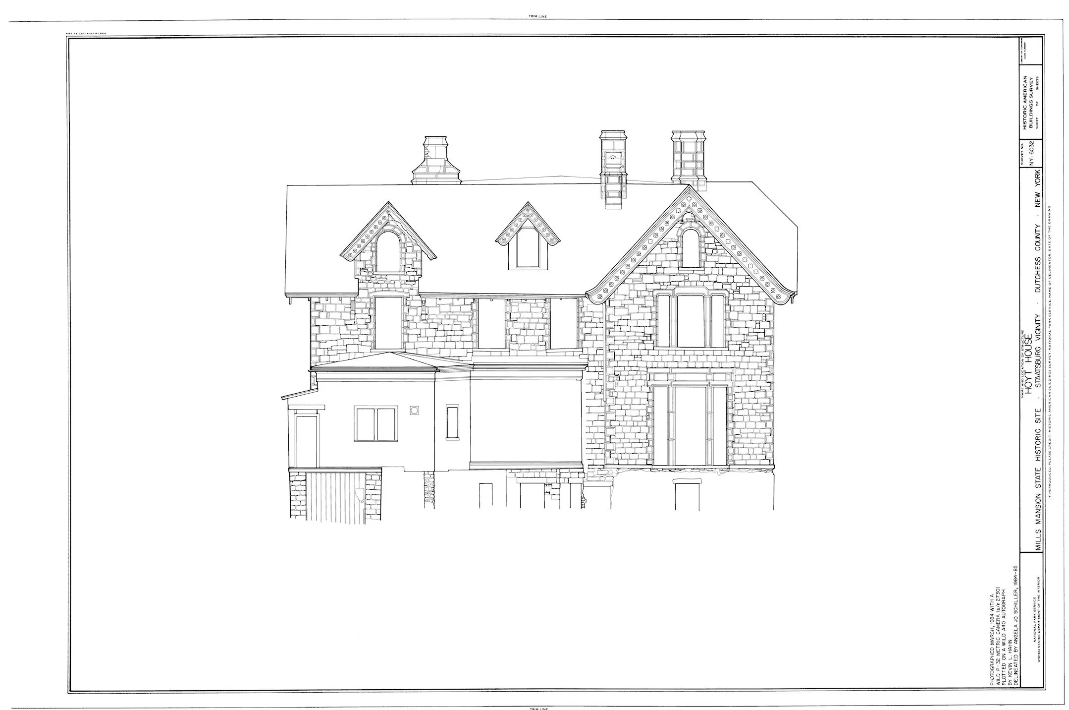 Vaux/Withers North Elevation drawing