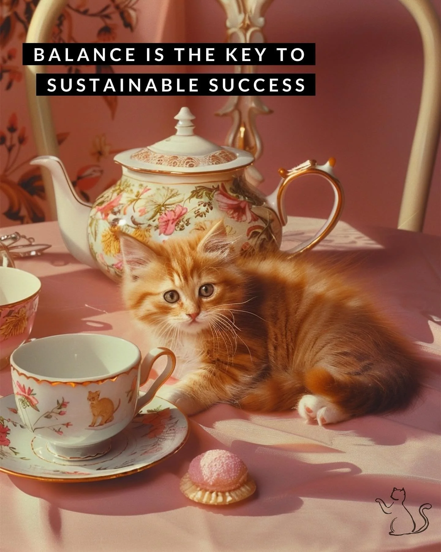 Perfectionism is cancelled until further notice. 

🐈

#thelittleshitten #peoplepleasernomore #gingerkittens #teaparty #cottagecore