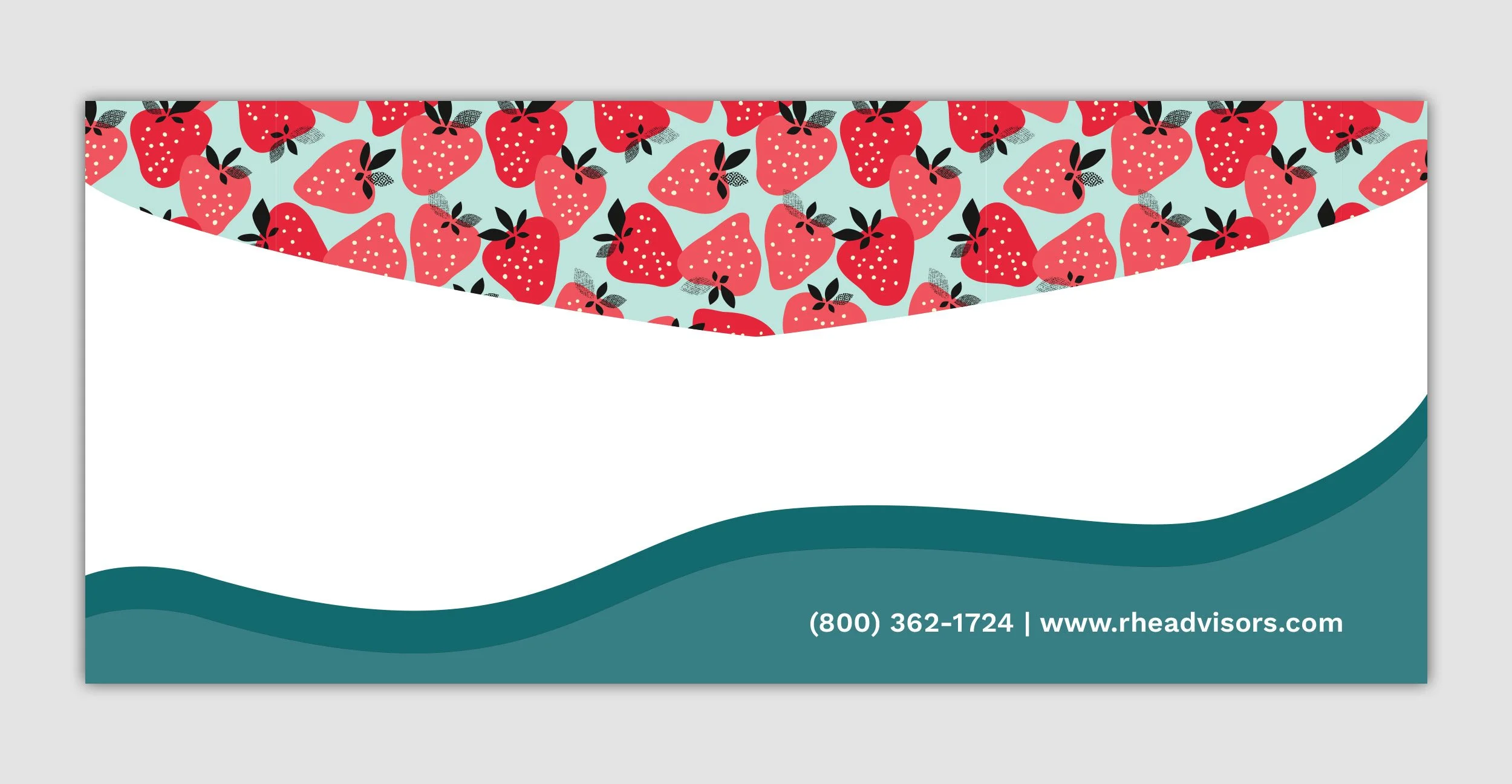 RHEA Direct Mail Design — Stephanie Vecchiarelli Design