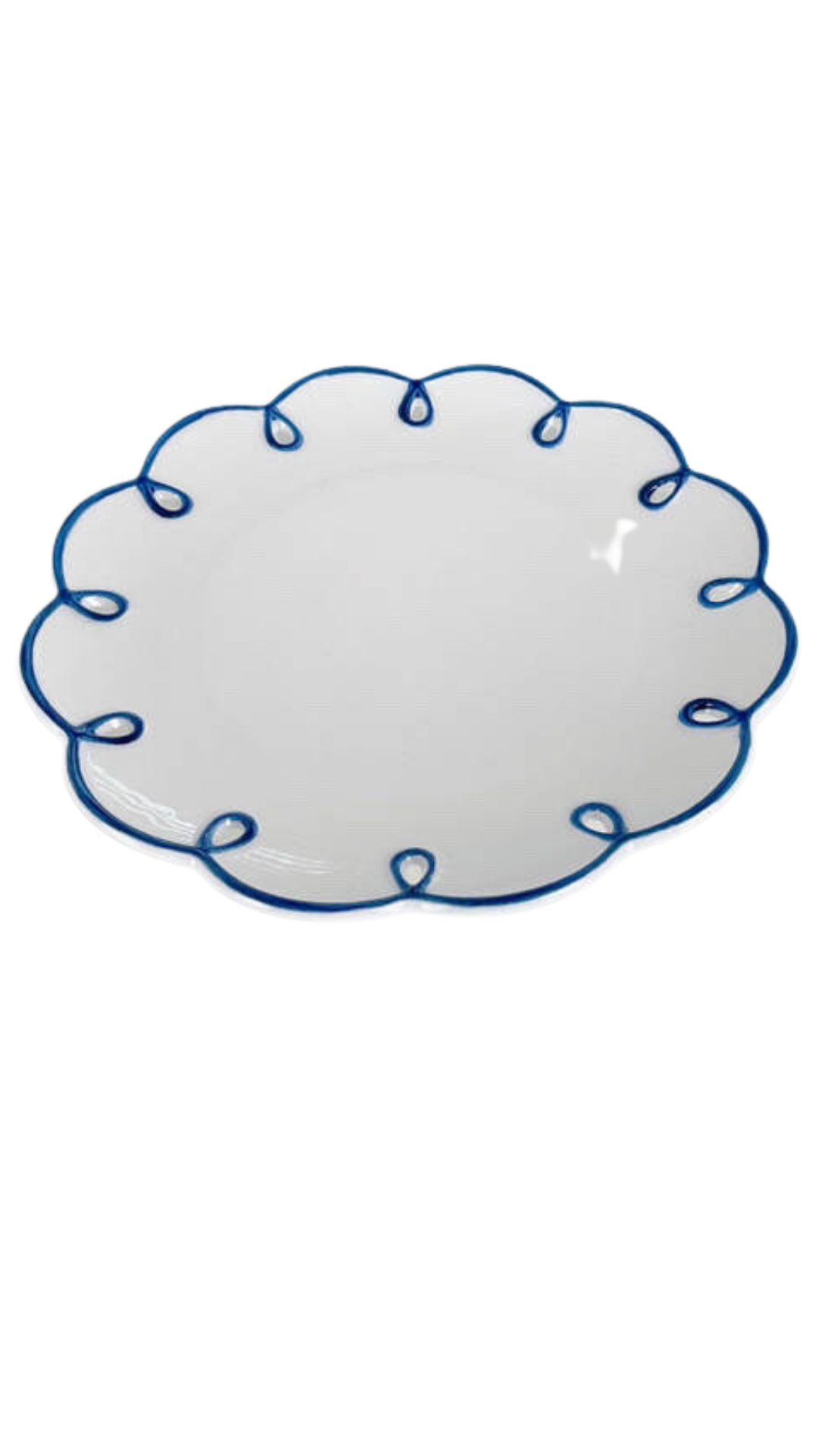 Blue Ribbon Side Plate — Social Hire