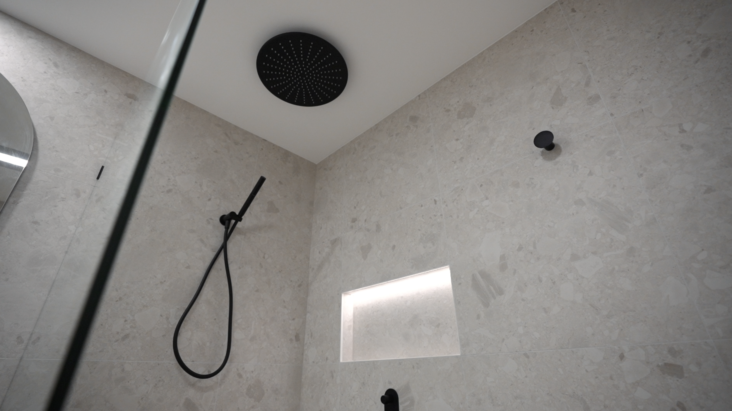 How to Get Your Bathroom Niche to Sit Perfectly on the Grout Lines