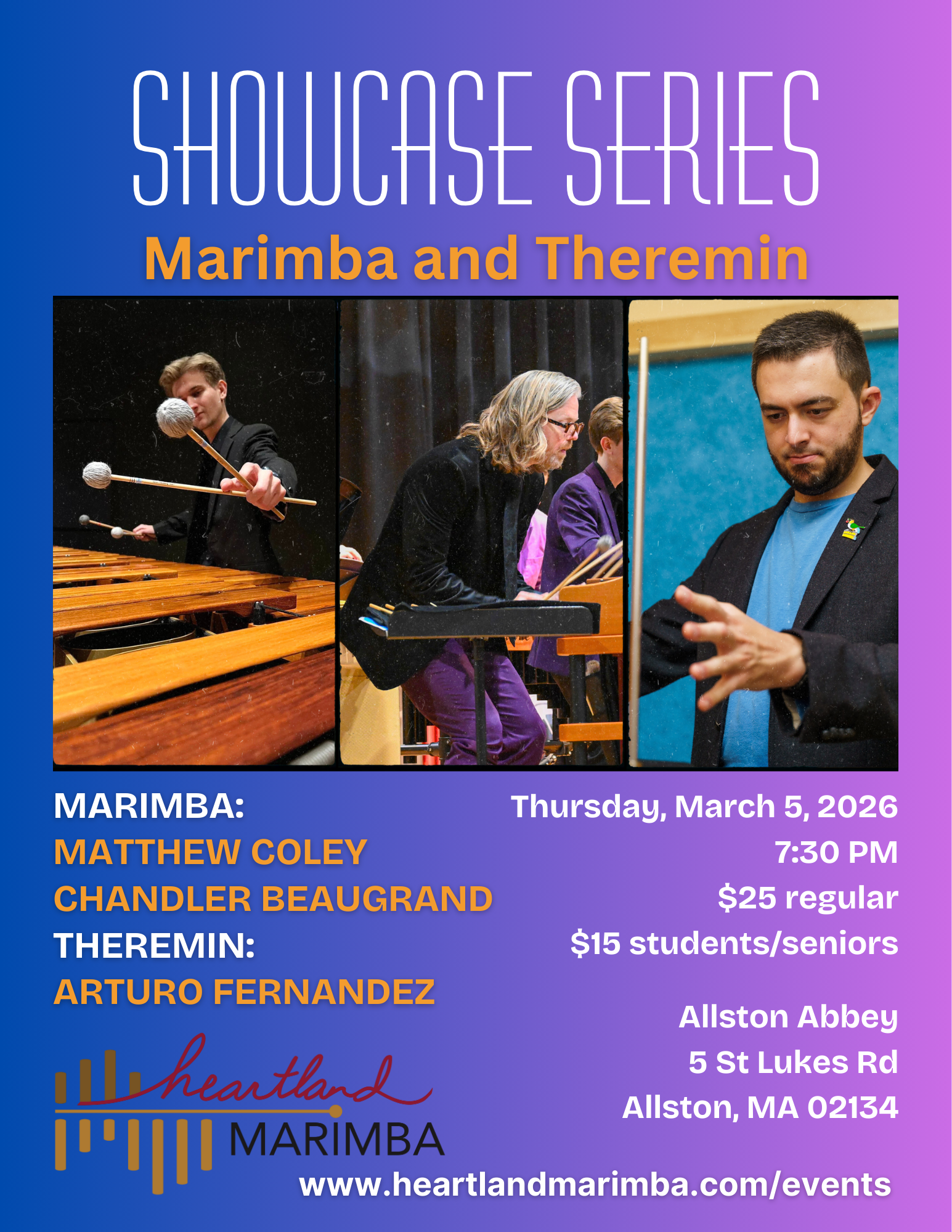Heartland Marimba Showcase Series! [Boston]