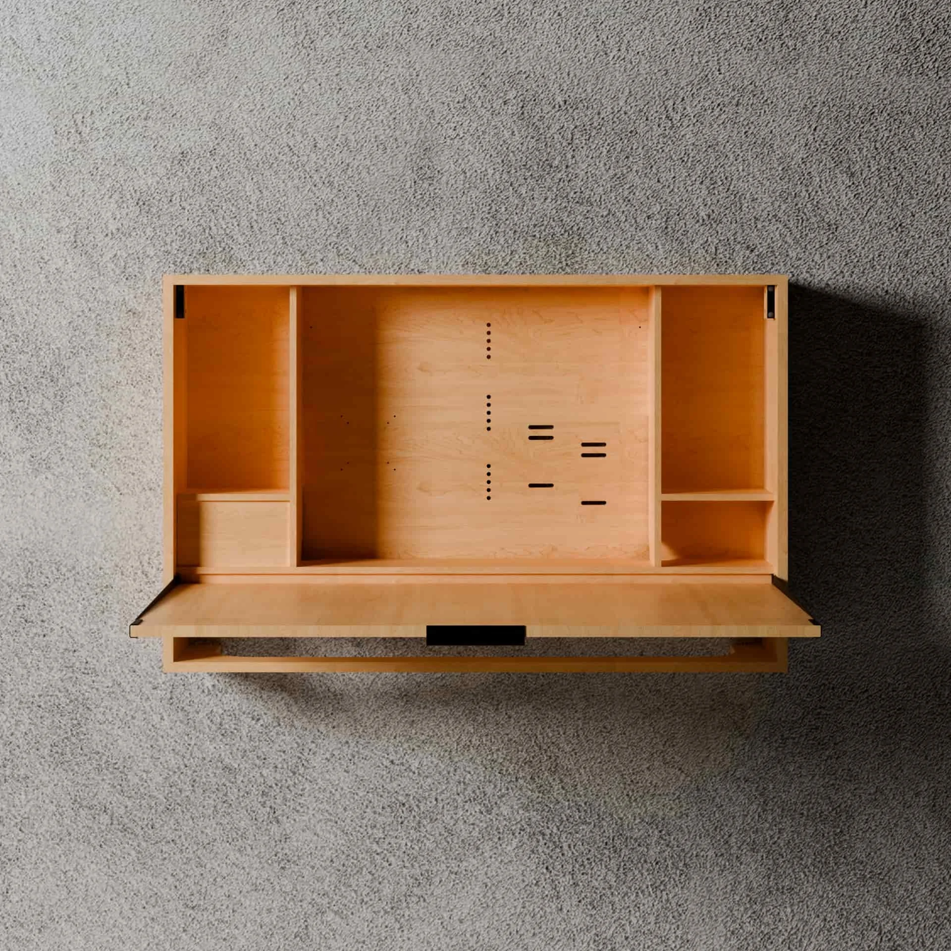 Razorclam 44 Murphy Desk Birch No Monitor