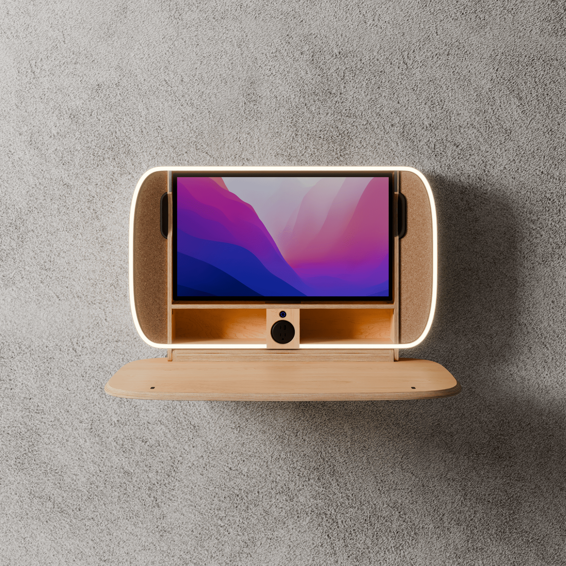 Friday. — Clamshell 56 Dual Monitor Murphy Desk - Made in the USA ...