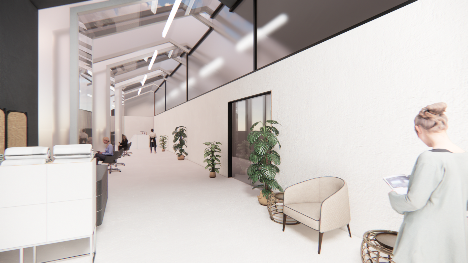 Hair Salon 
2FL Floor Plan 4
