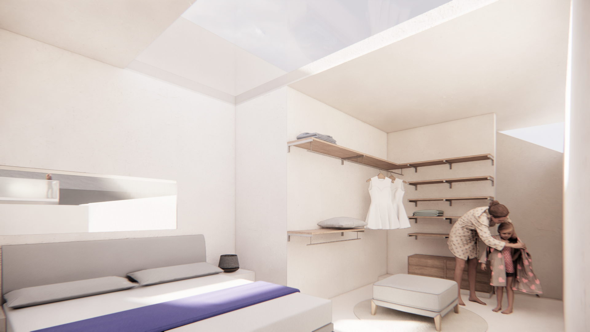 Hotel Room Interior View