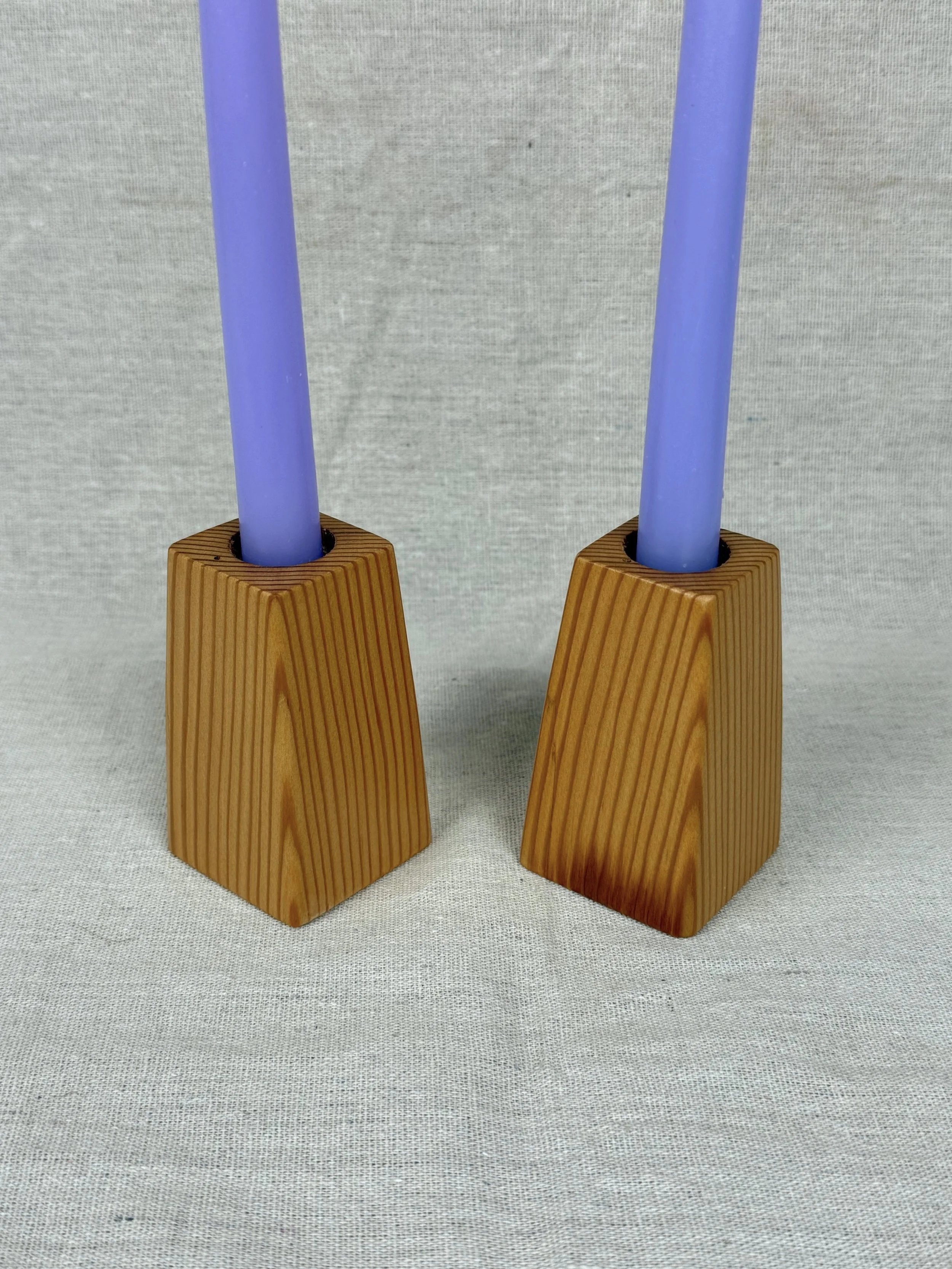 candle holders ~ douglas fir
