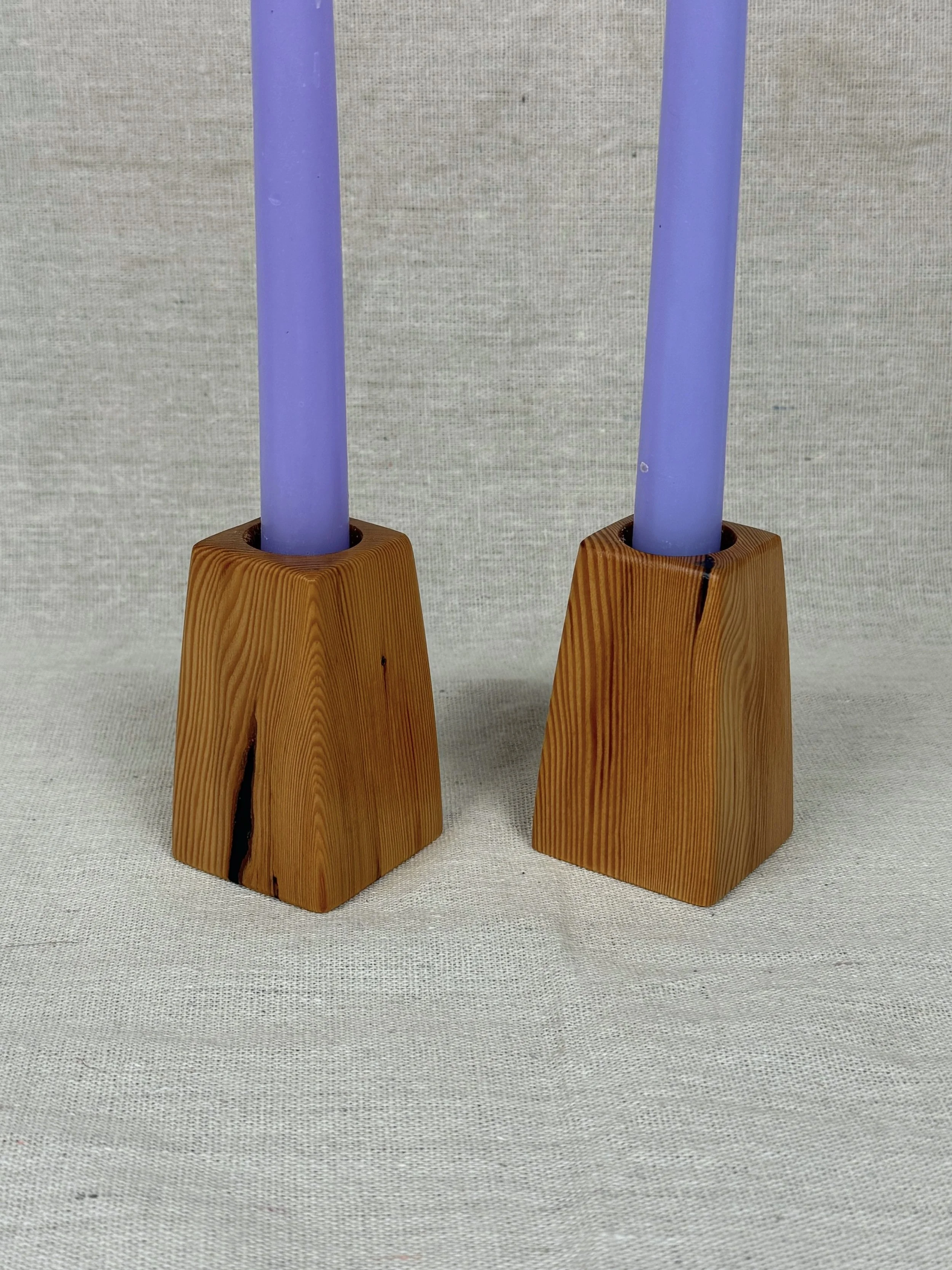 candle holders ~ douglas fir